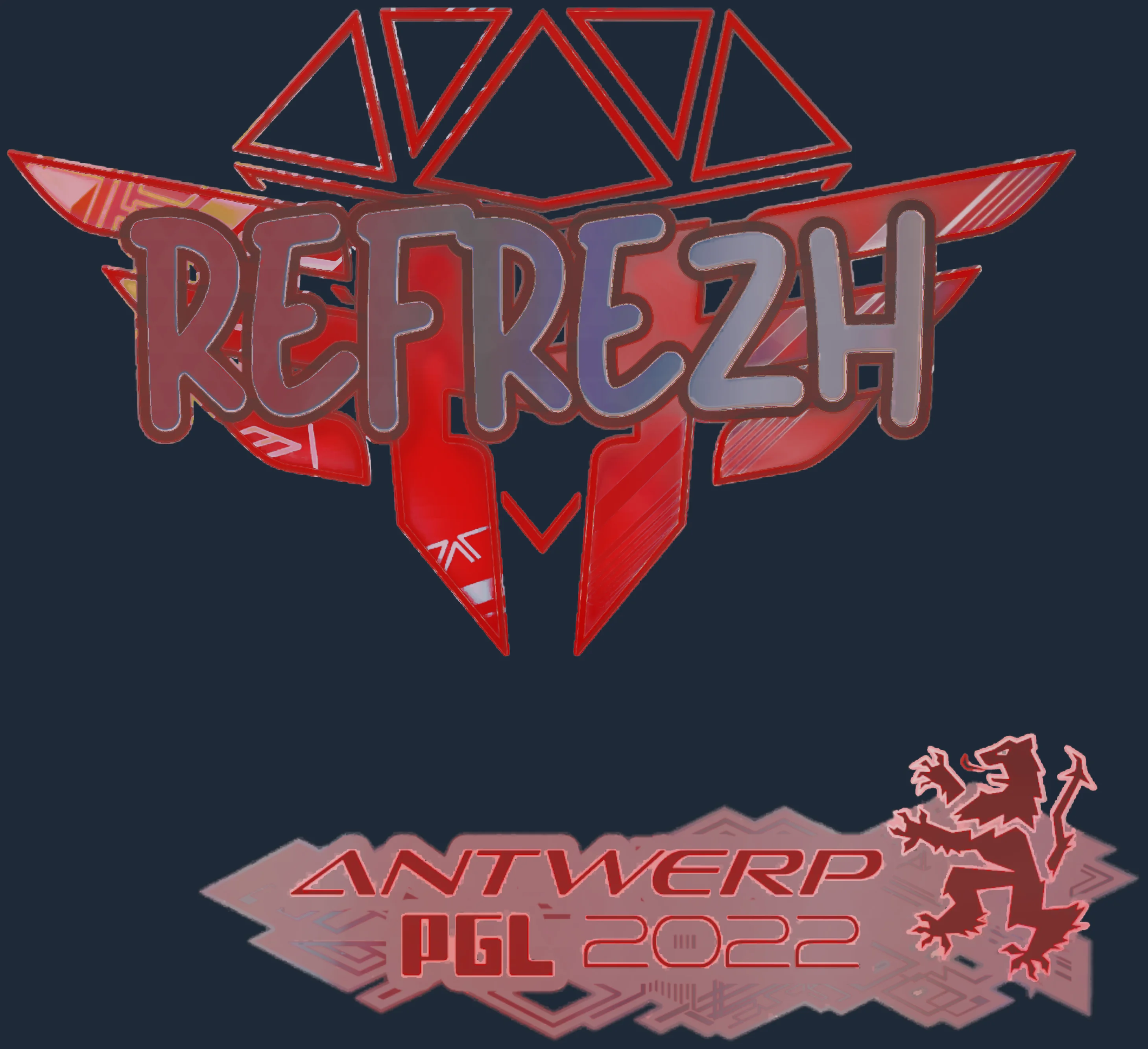 Sticker | refrezh (Holo) | Antwerp 2022 Image
