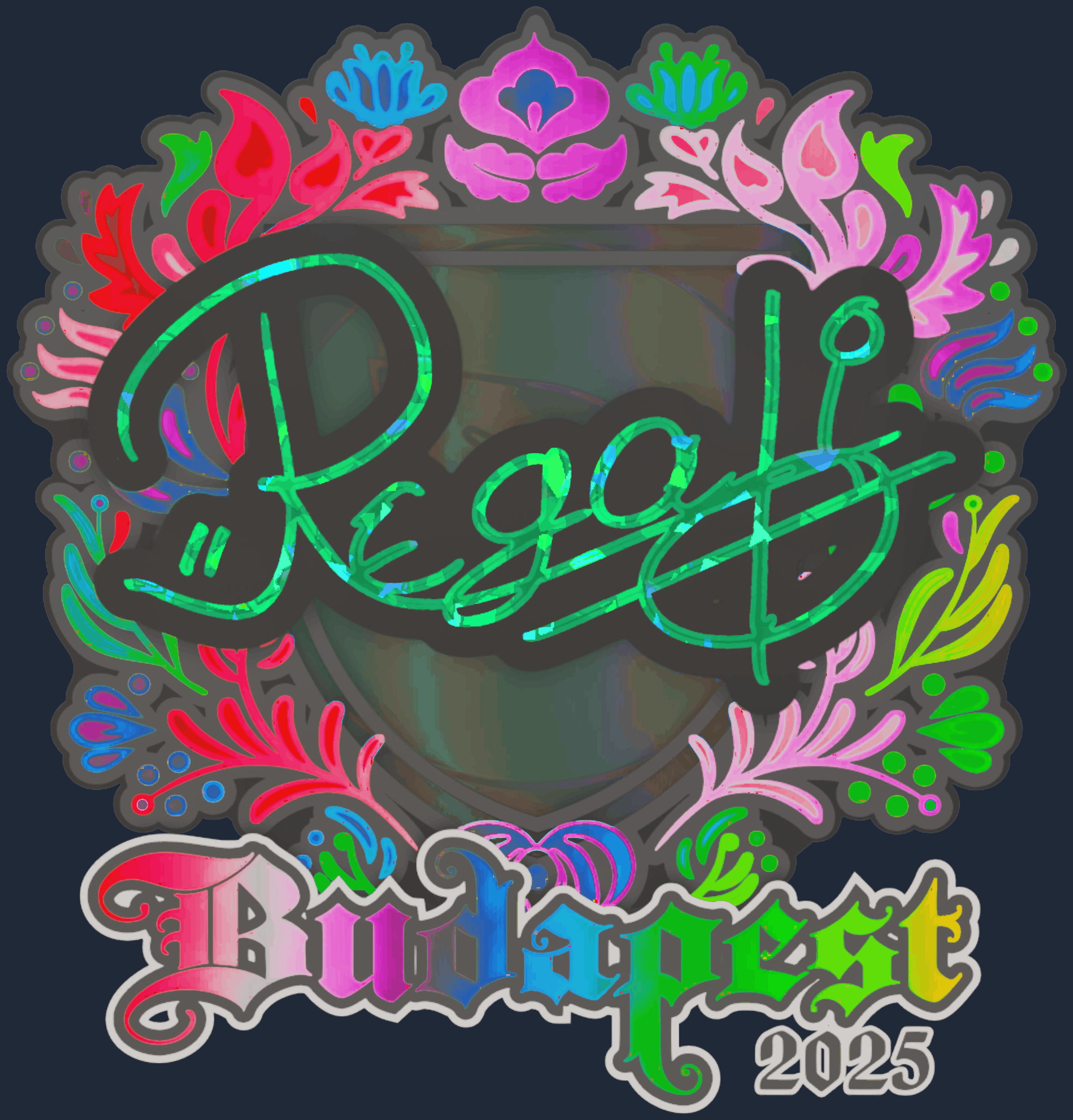 Sticker | regali (Holo) | Budapest 2025 Image