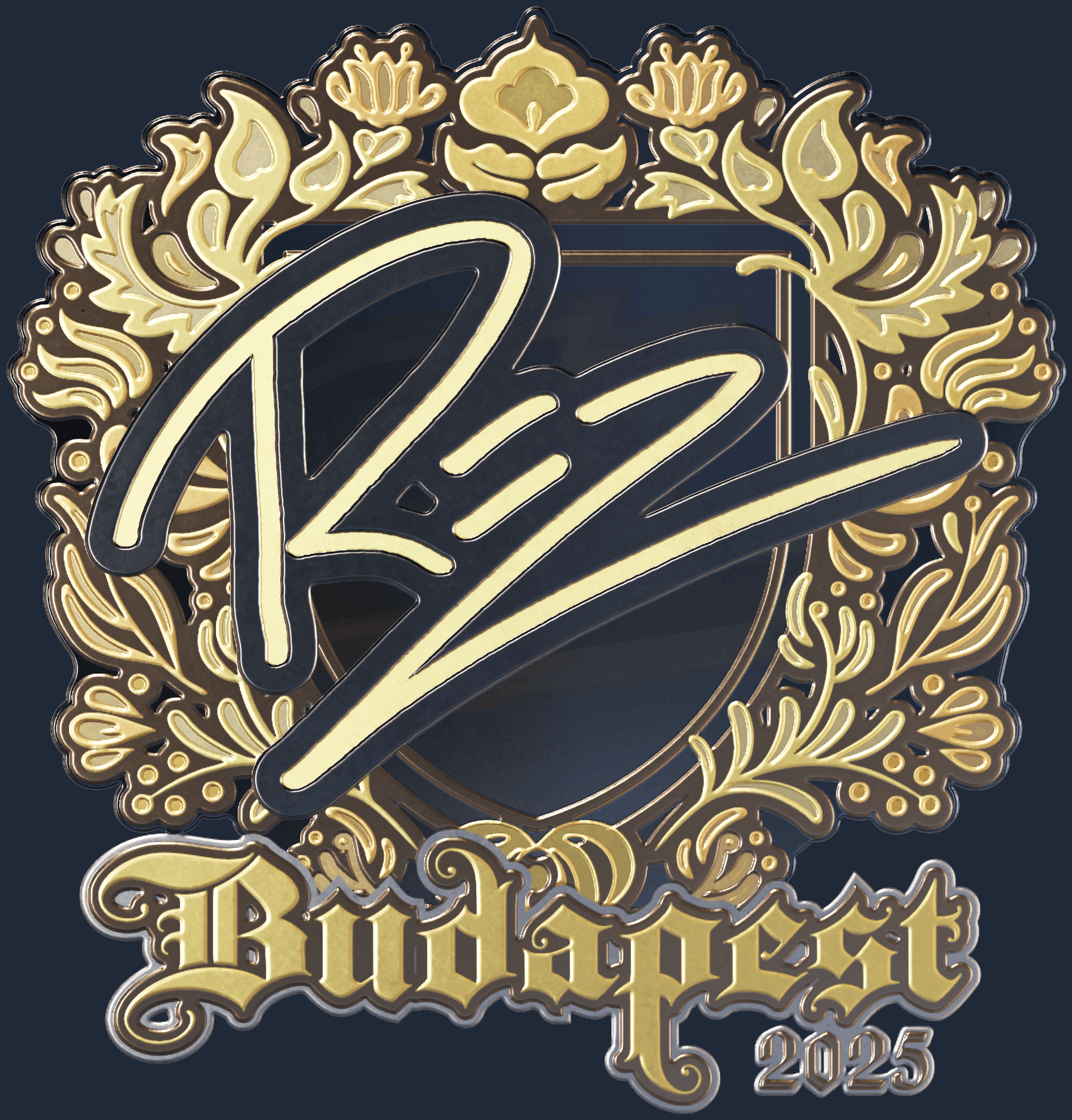 Sticker | REZ (Gold) | Budapest 2025 Image