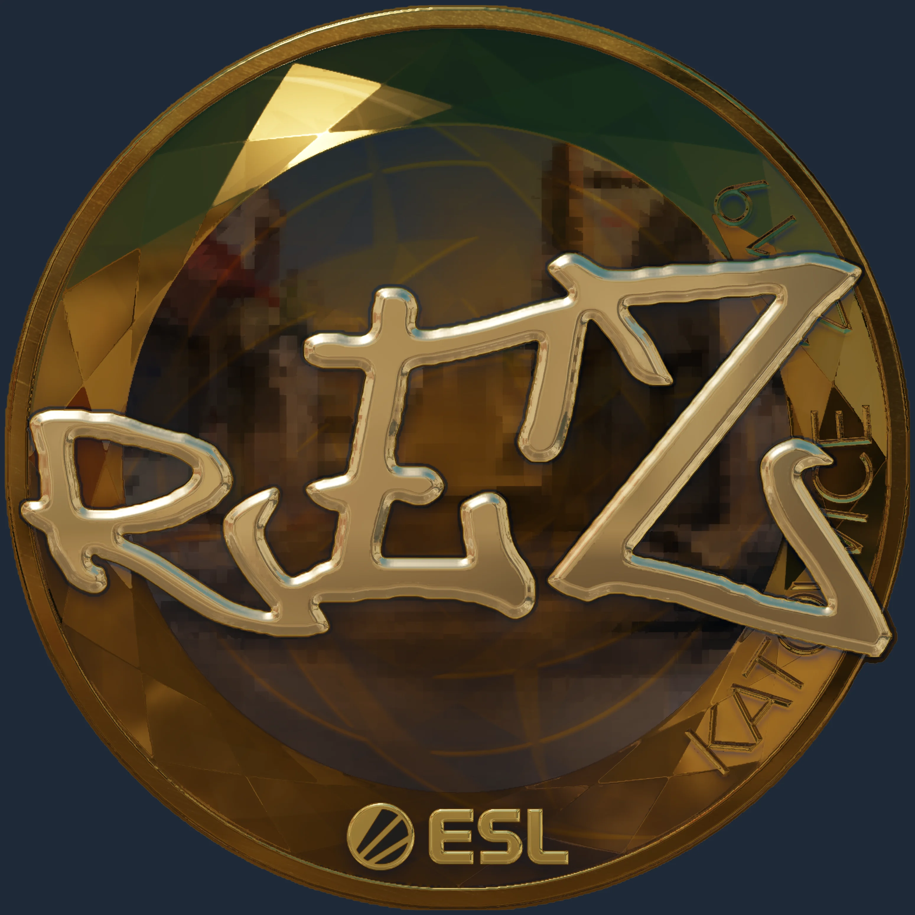 Sticker | REZ (Gold) | Katowice 2019 Image