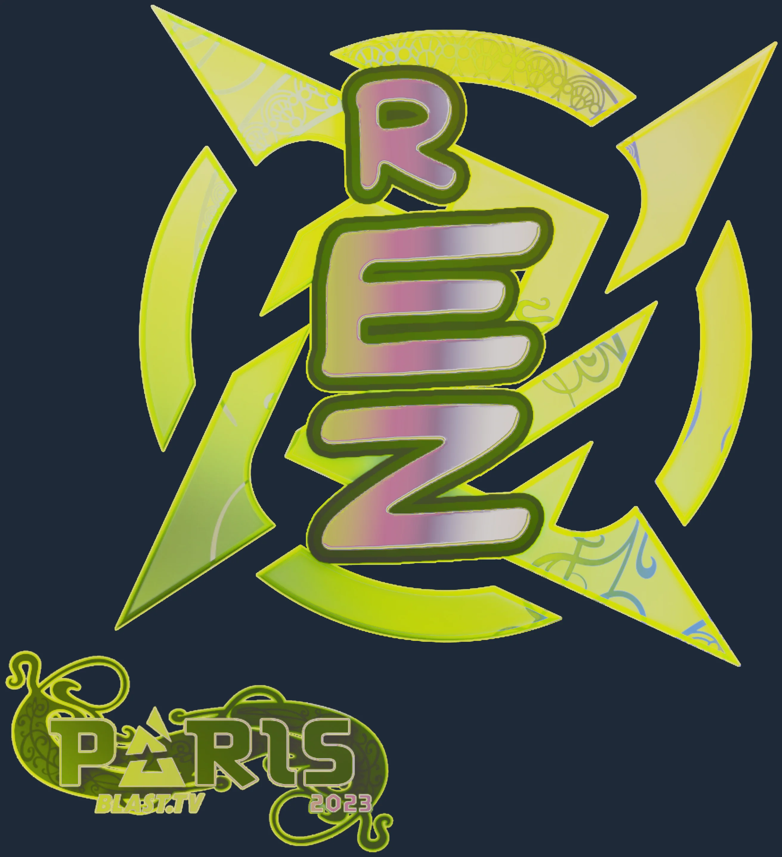 Sticker | REZ (Holo) | Paris 2023 Image