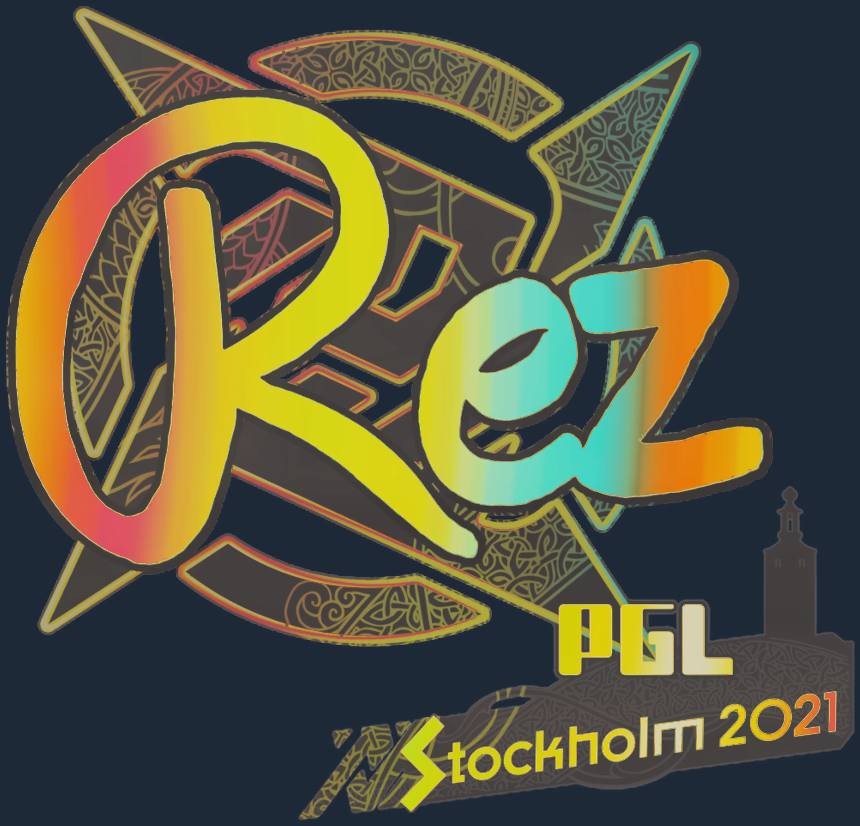 Sticker | REZ (Holo) | Stockholm 2021 Image