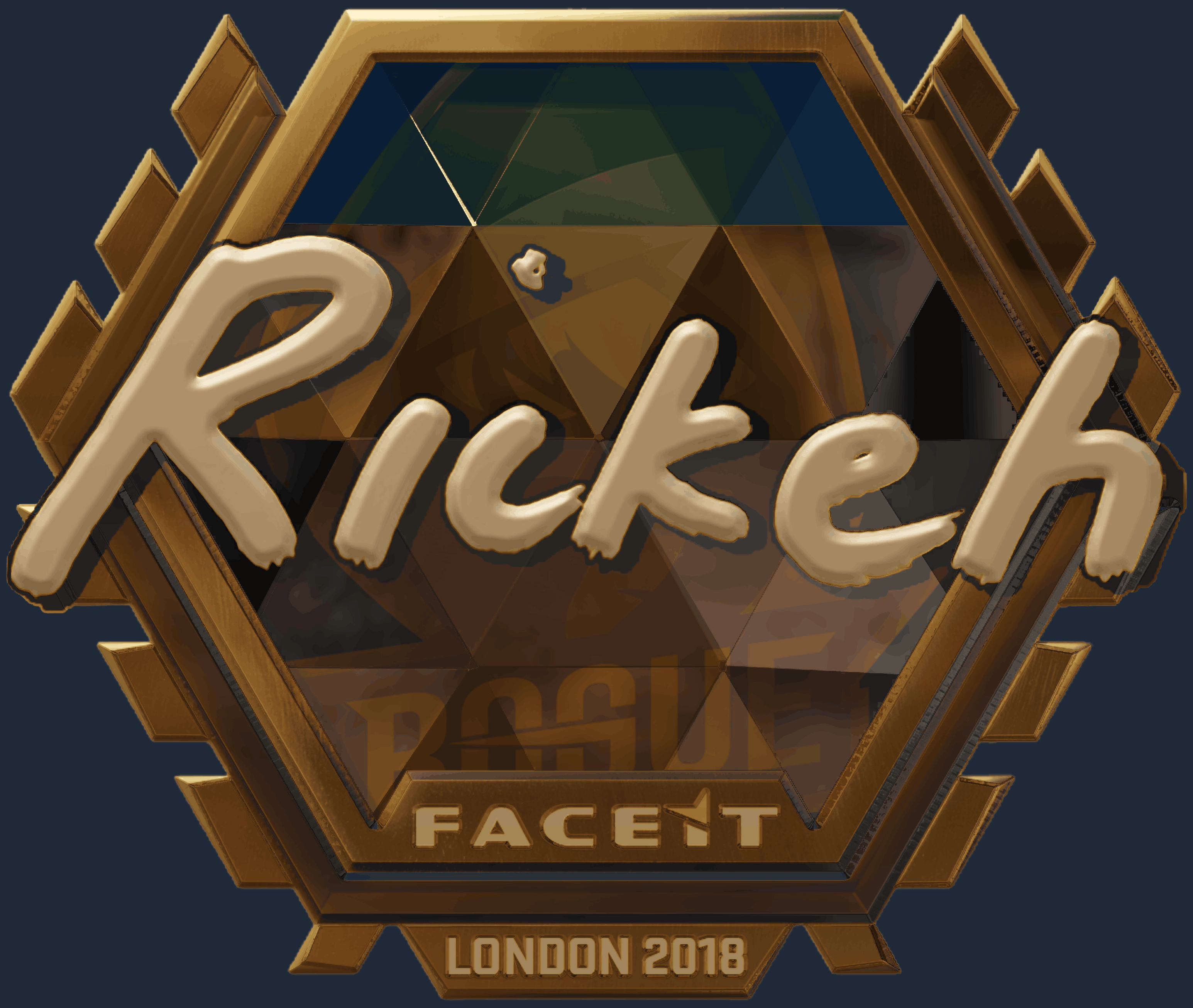 Sticker | Rickeh (Gold) | London 2018 Image