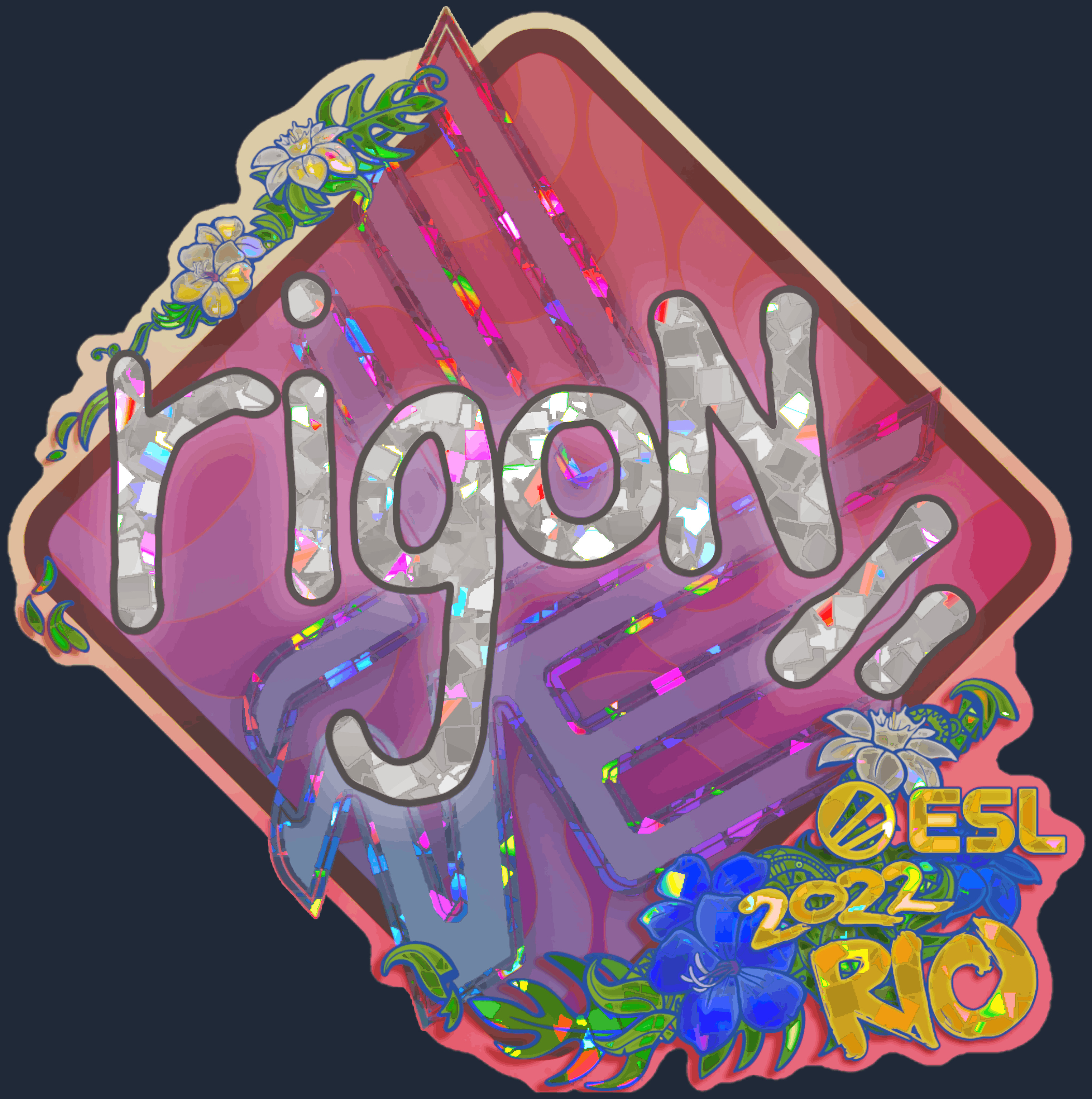 Sticker | rigoN (Glitter) | Rio 2022 Image