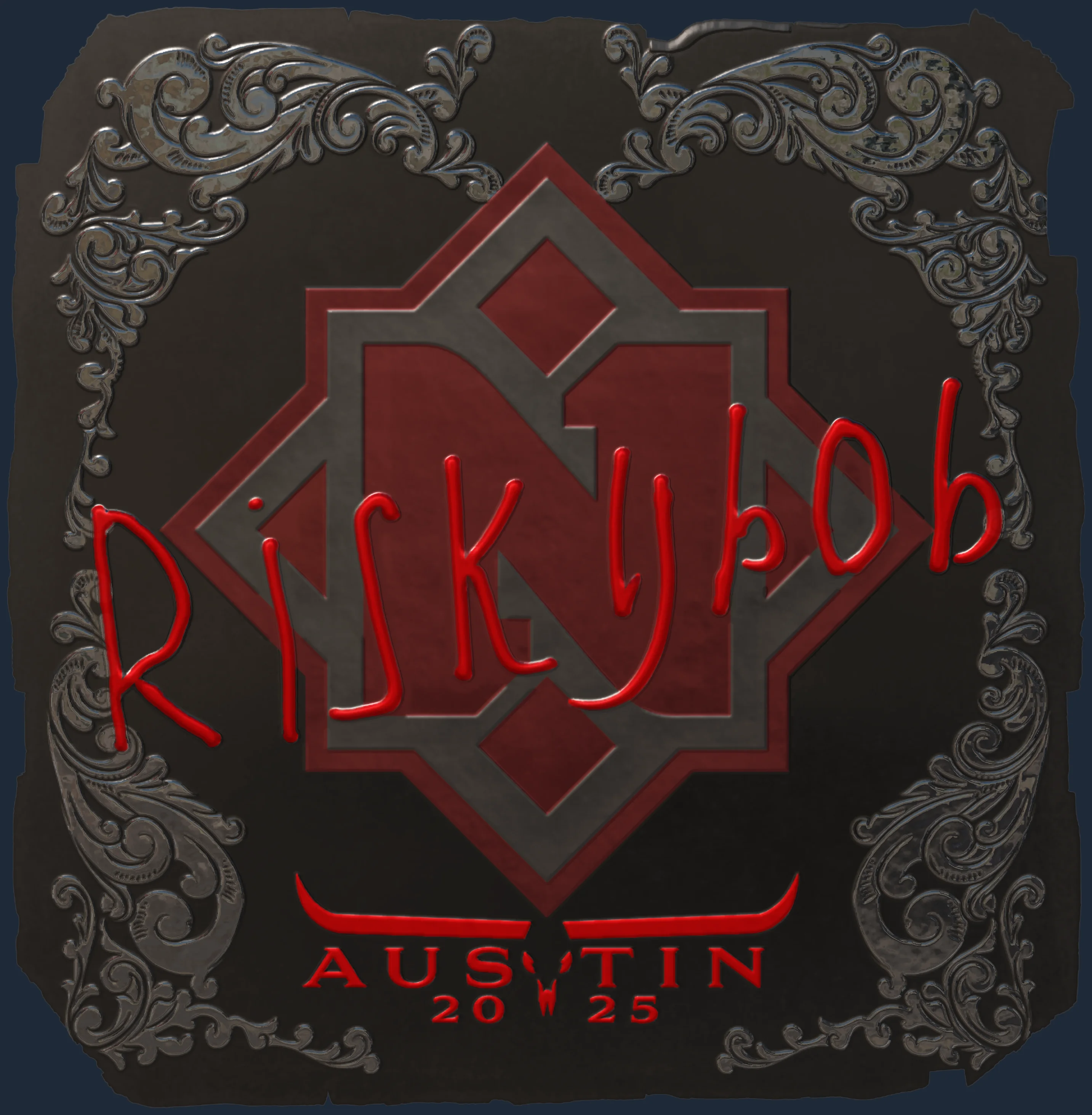 Sticker | riskyb0b (Foil) | Austin 2025 Image