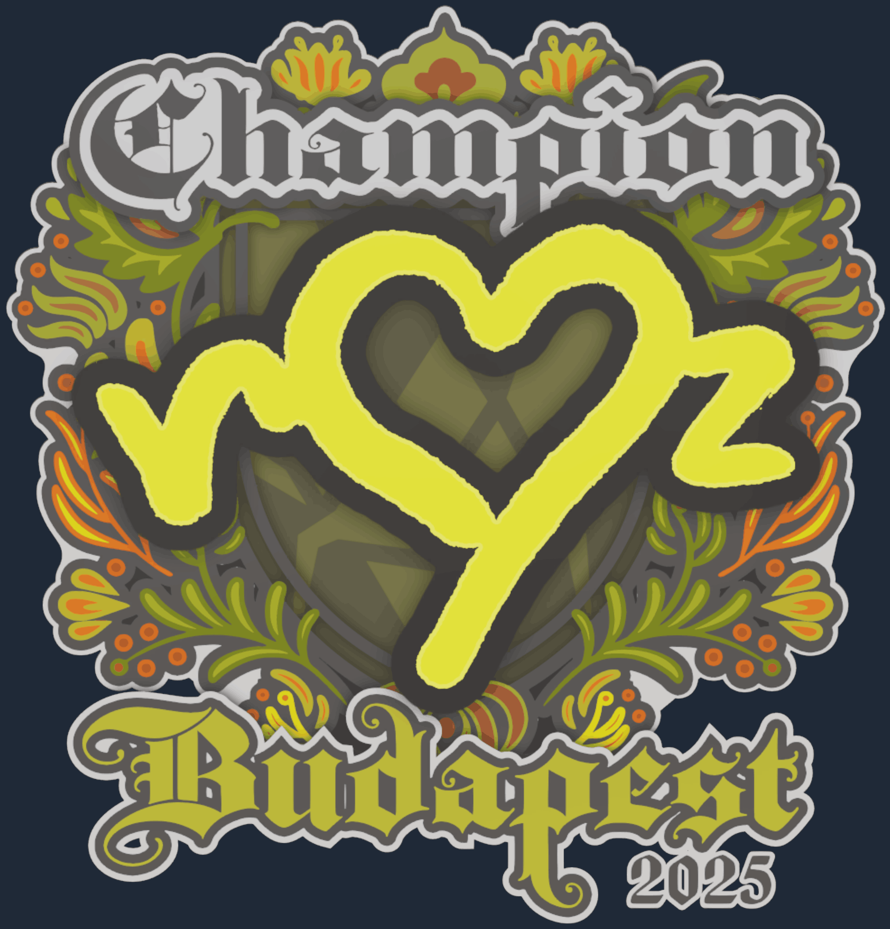 Sticker | ropz (Champion) | Budapest 2025 Image