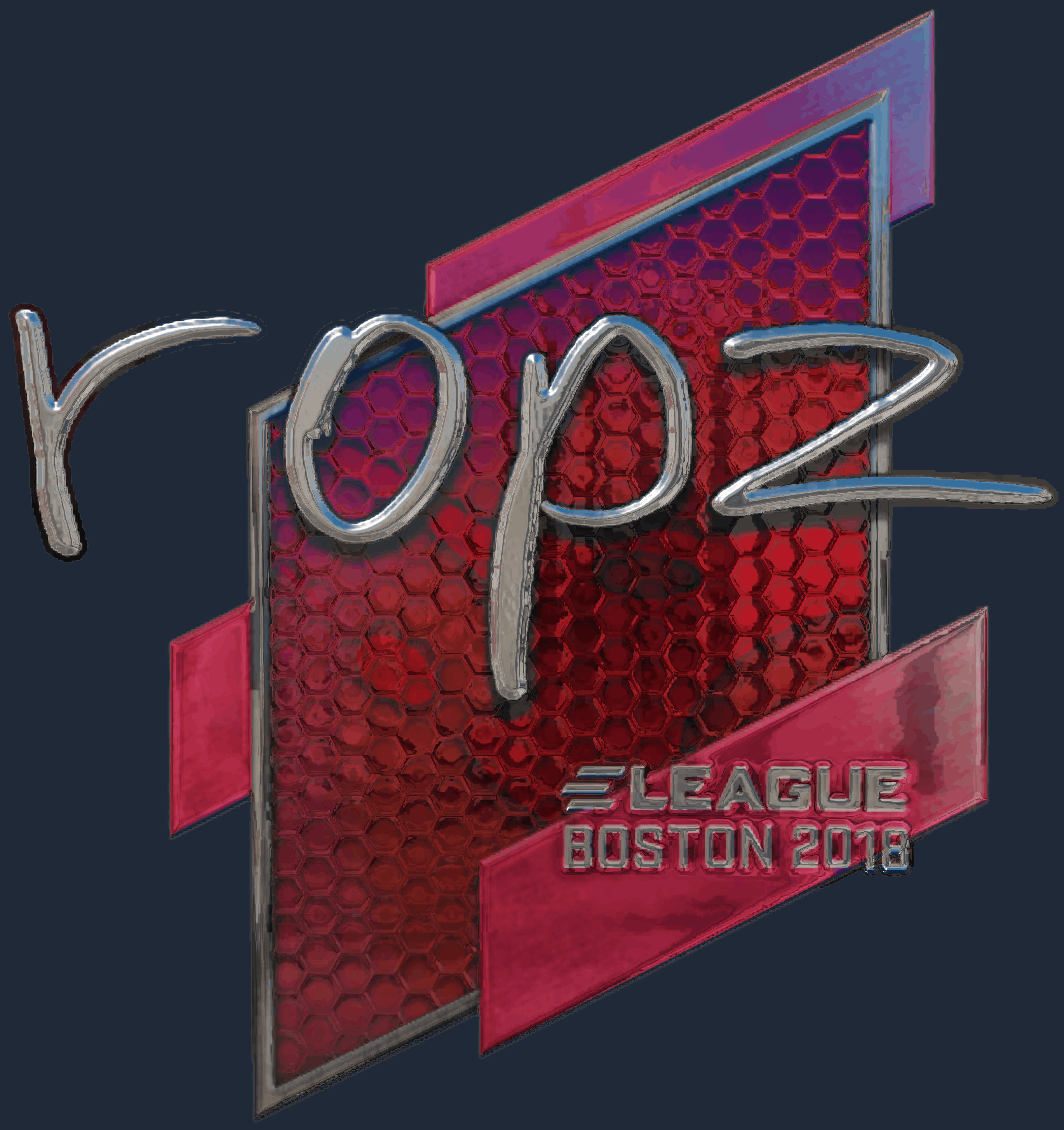 Sticker | ropz (Foil) | Boston 2018 Image