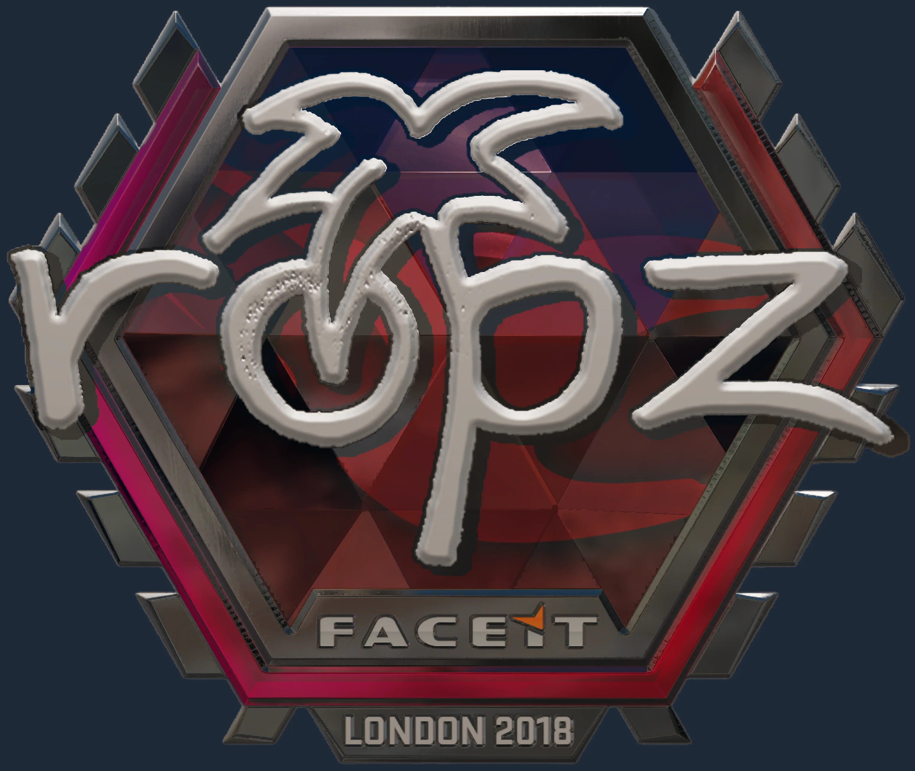 Sticker | ropz (Foil) | London 2018 Image