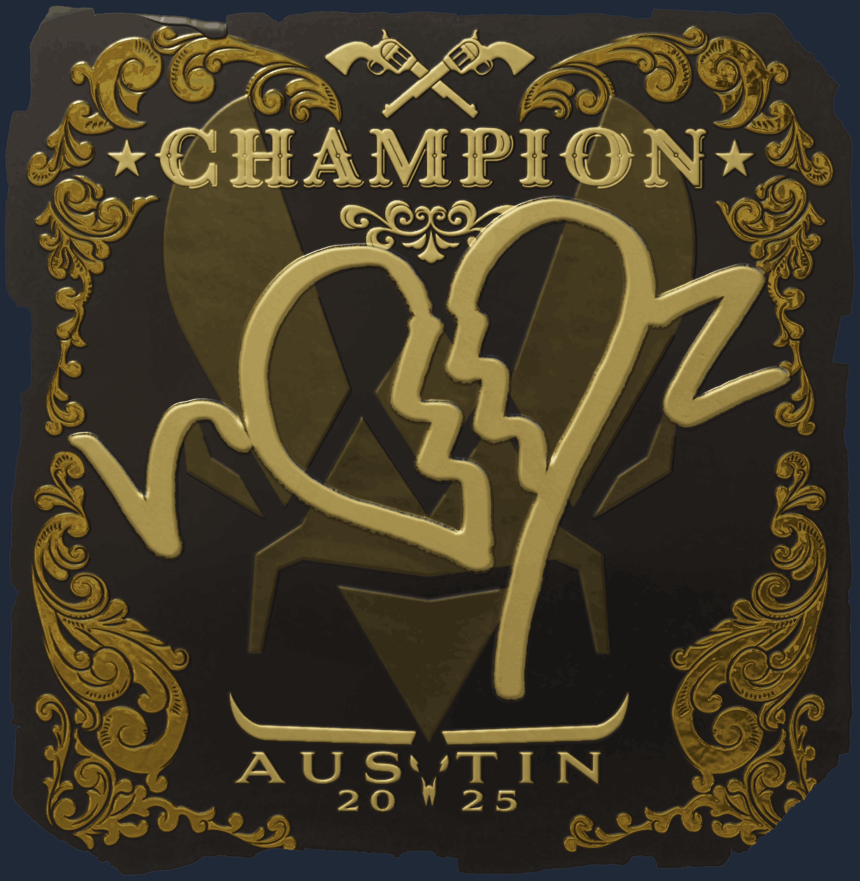 Sticker | ropz (Gold, Champion) | Austin 2025 Image