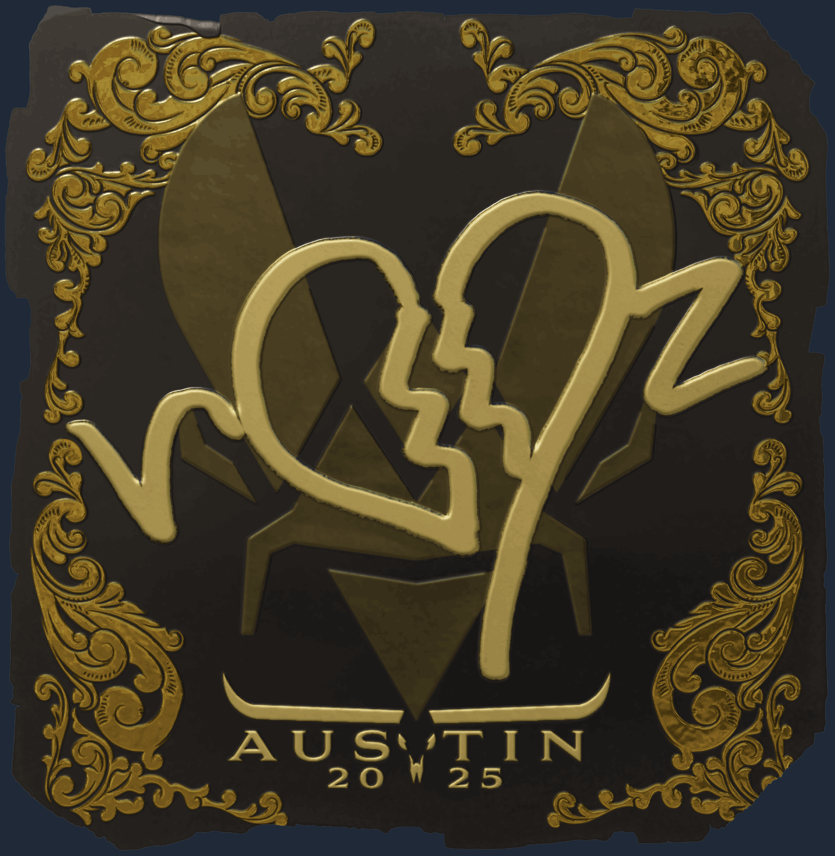 Sticker | ropz (Gold) | Austin 2025 Image
