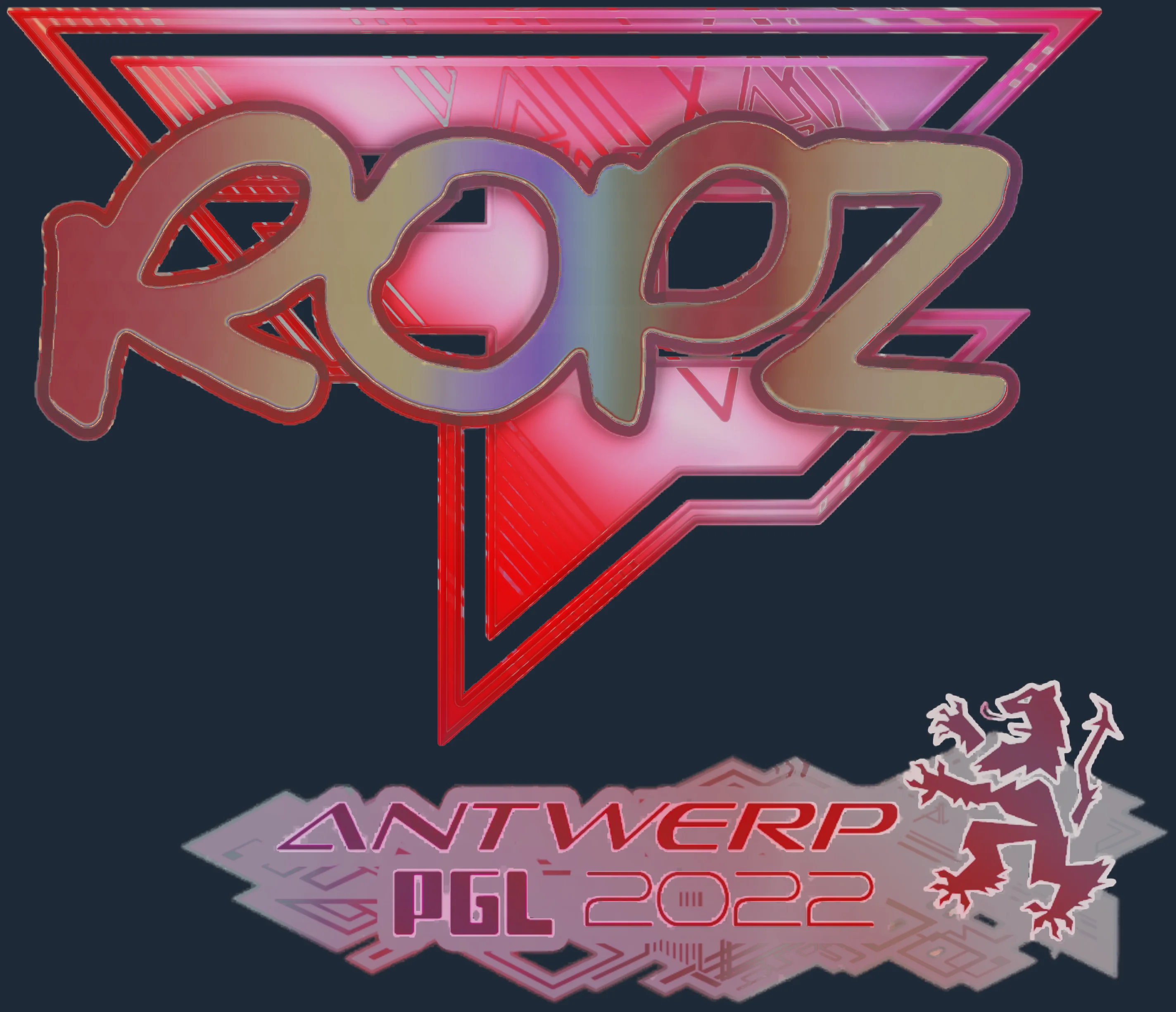 Sticker | ropz (Holo) | Antwerp 2022 Image