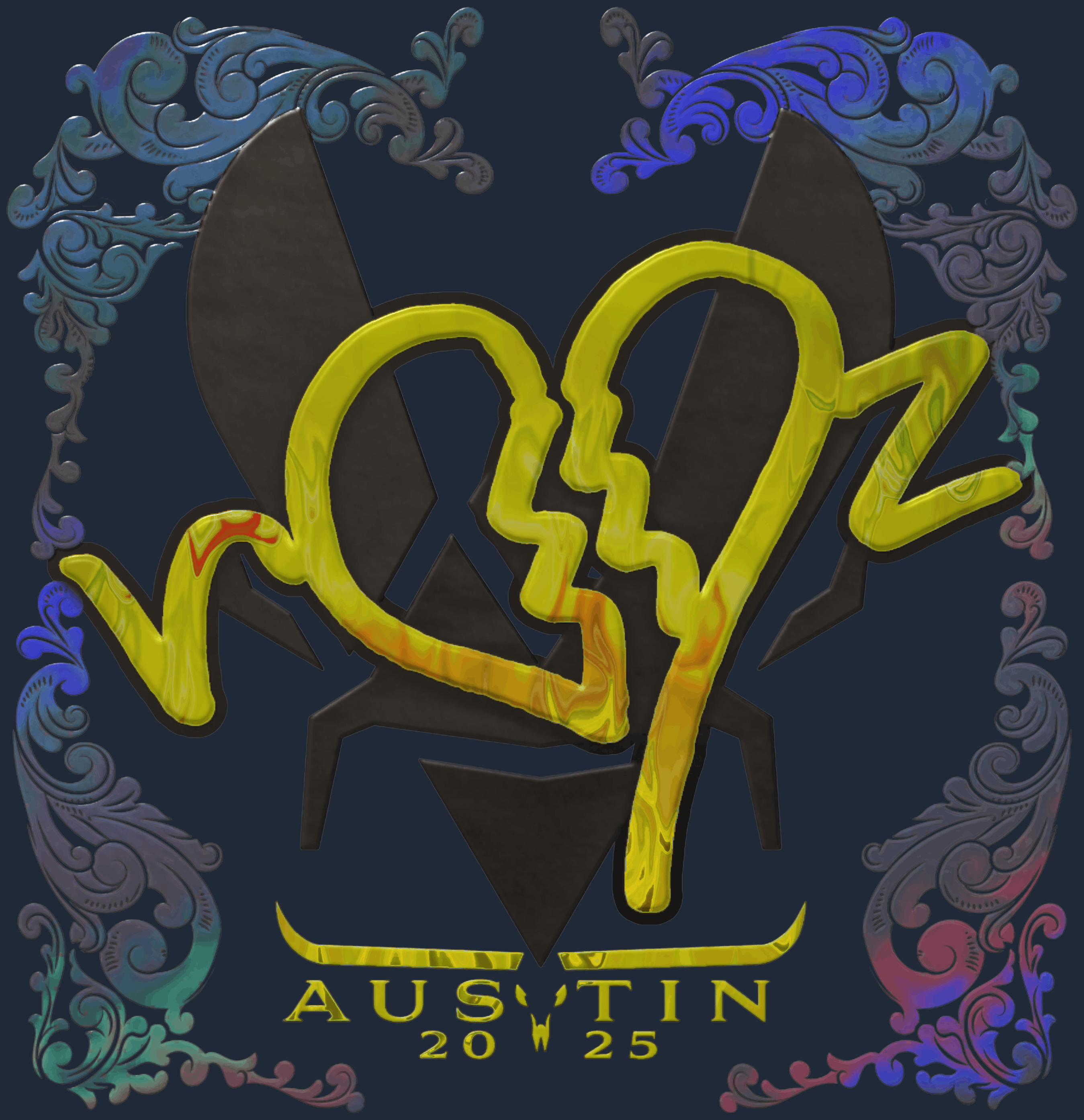 Sticker | ropz (Holo) | Austin 2025 Image