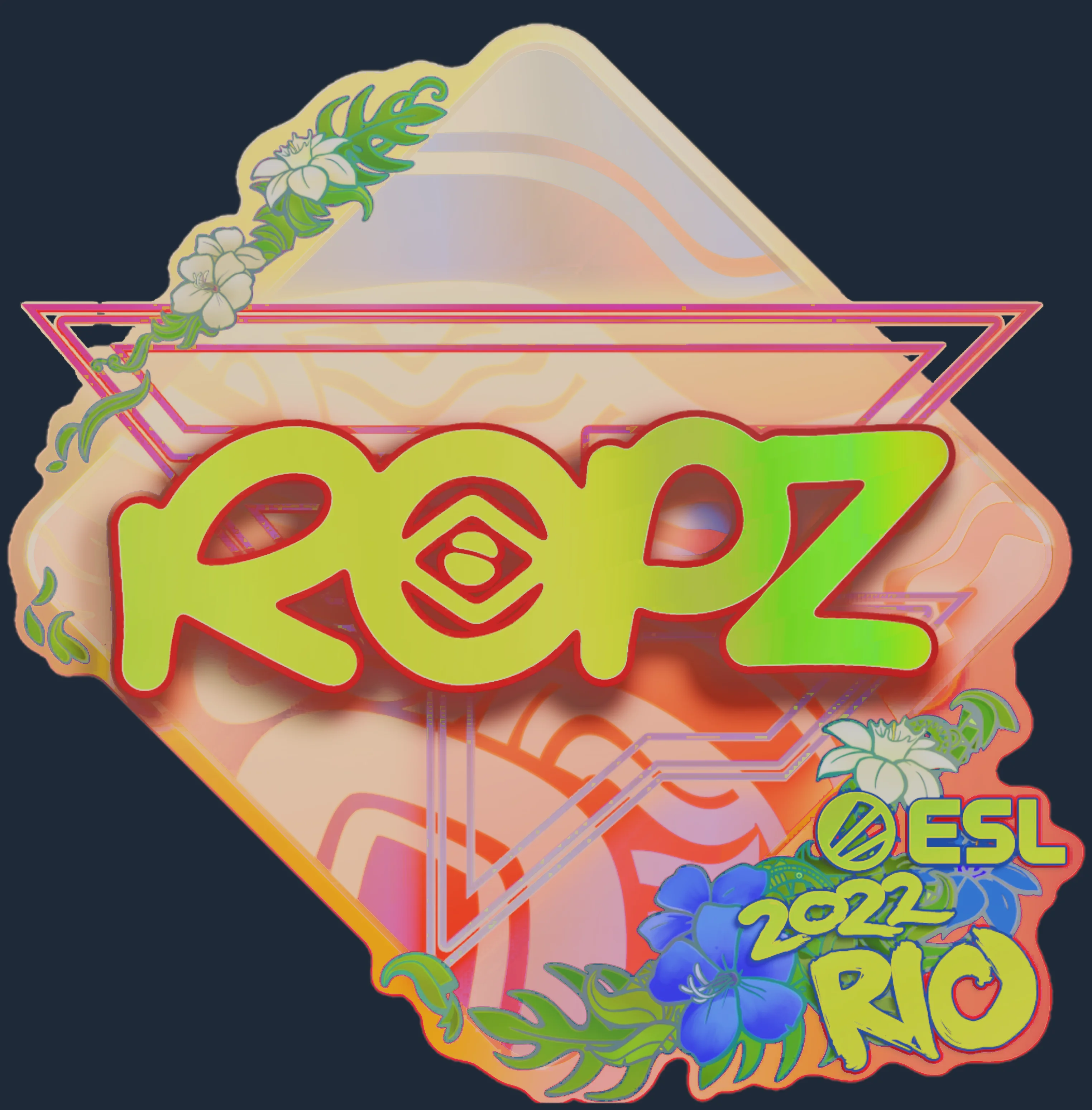 Sticker | ropz (Holo) | Rio 2022 Image
