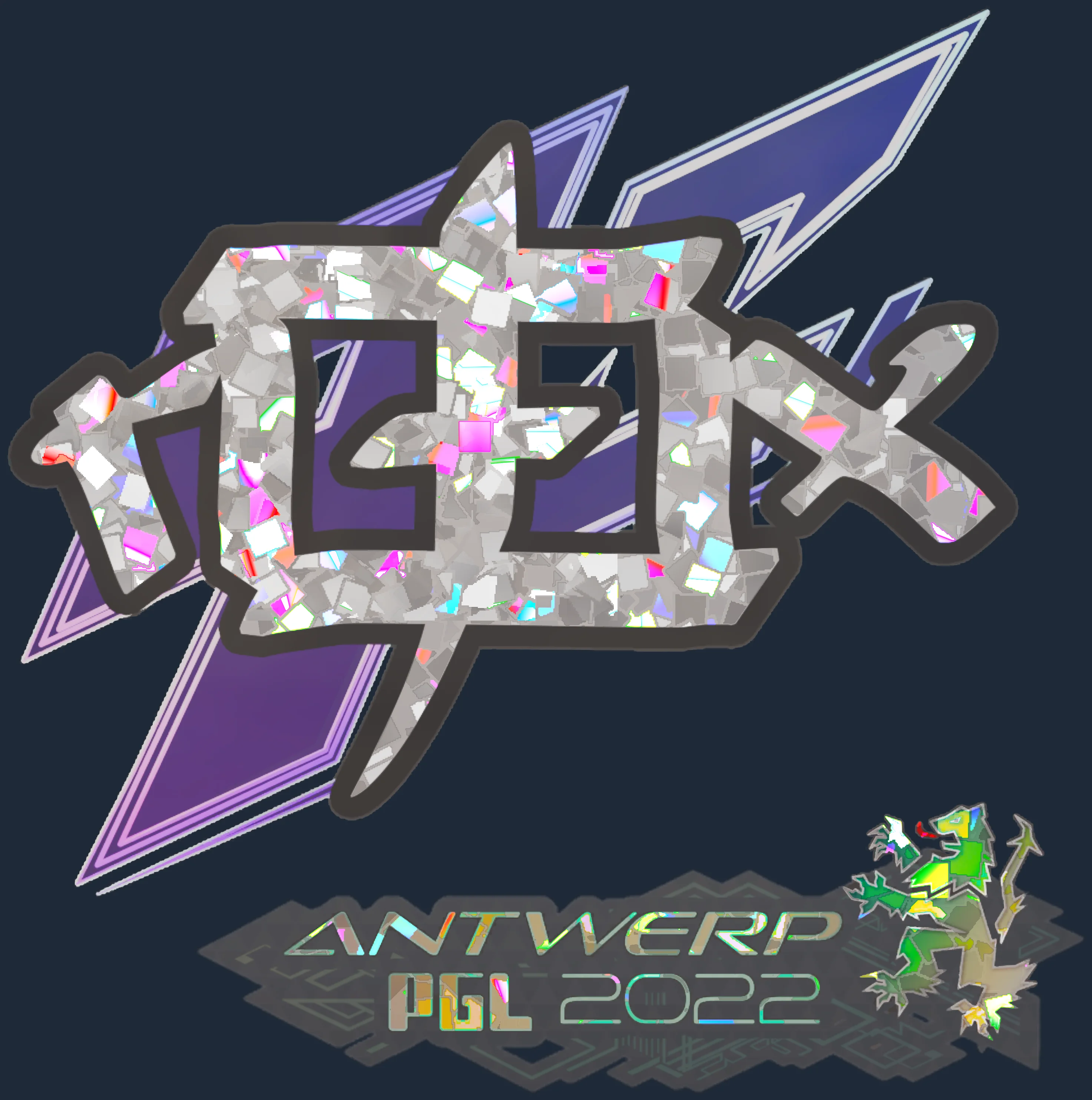 Sticker | rox (Glitter) | Antwerp 2022 Image
