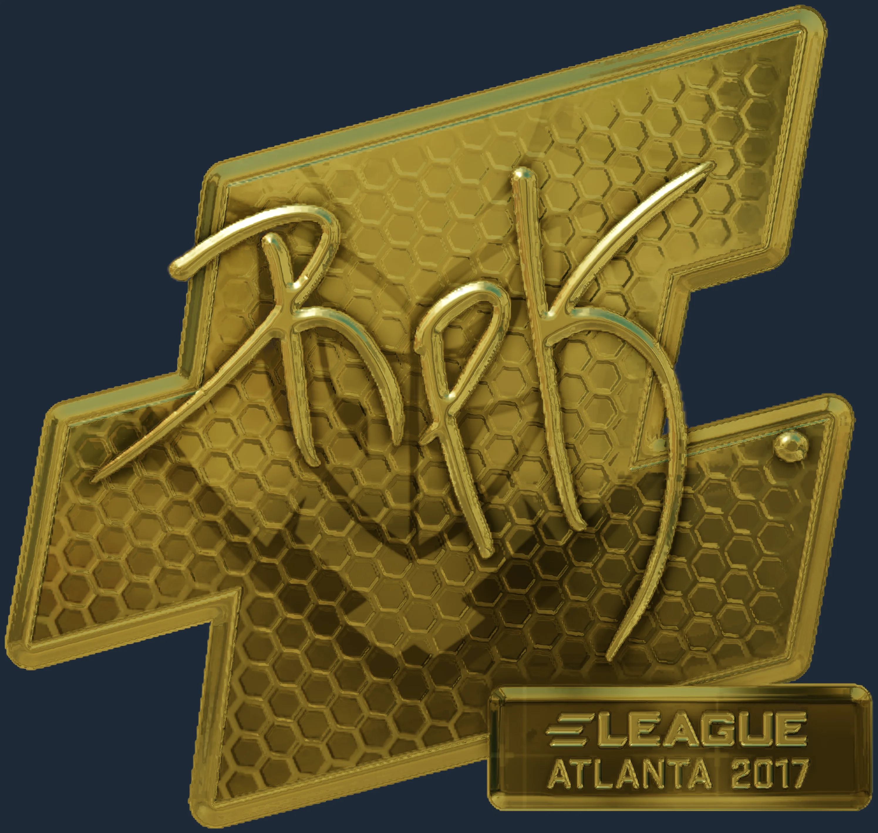 Sticker | RpK (Gold) | Atlanta 2017 Image