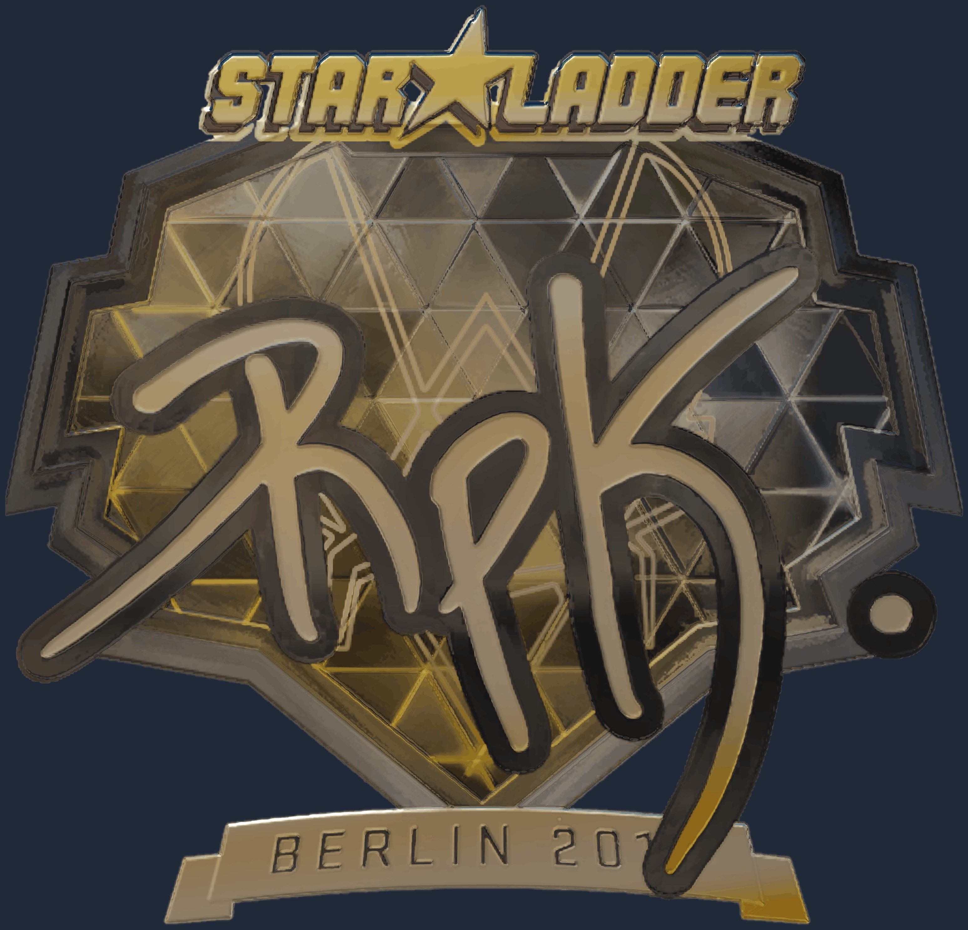Sticker | RpK (Gold) | Berlin 2019 Image