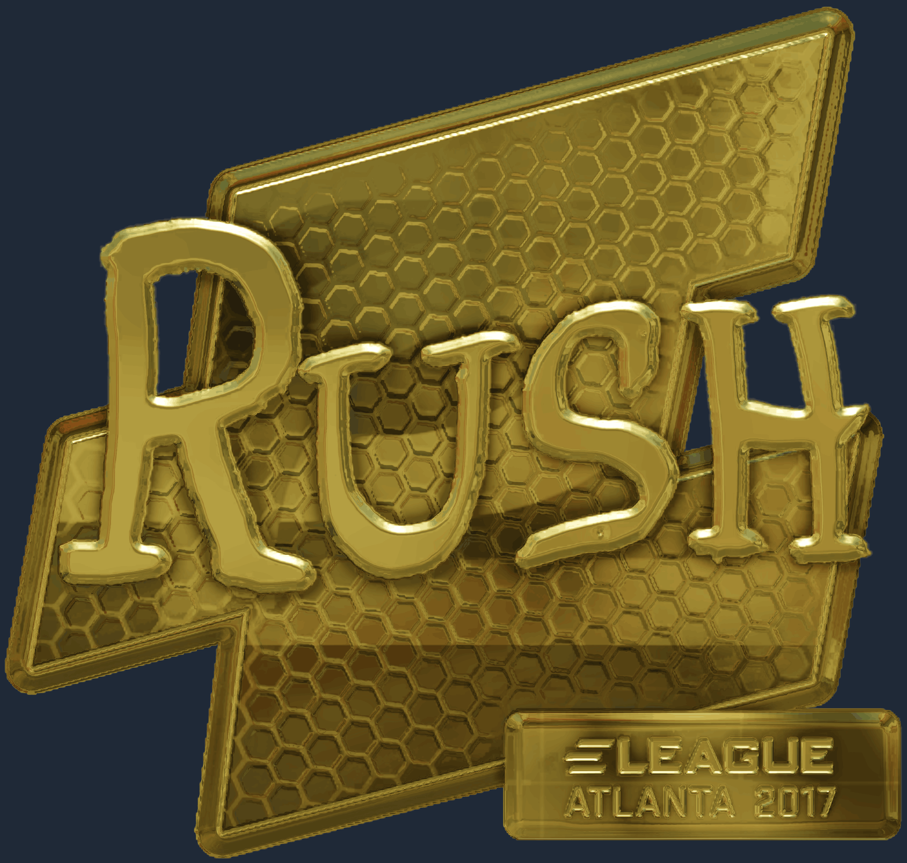 Sticker | RUSH (Gold) | Atlanta 2017 Image