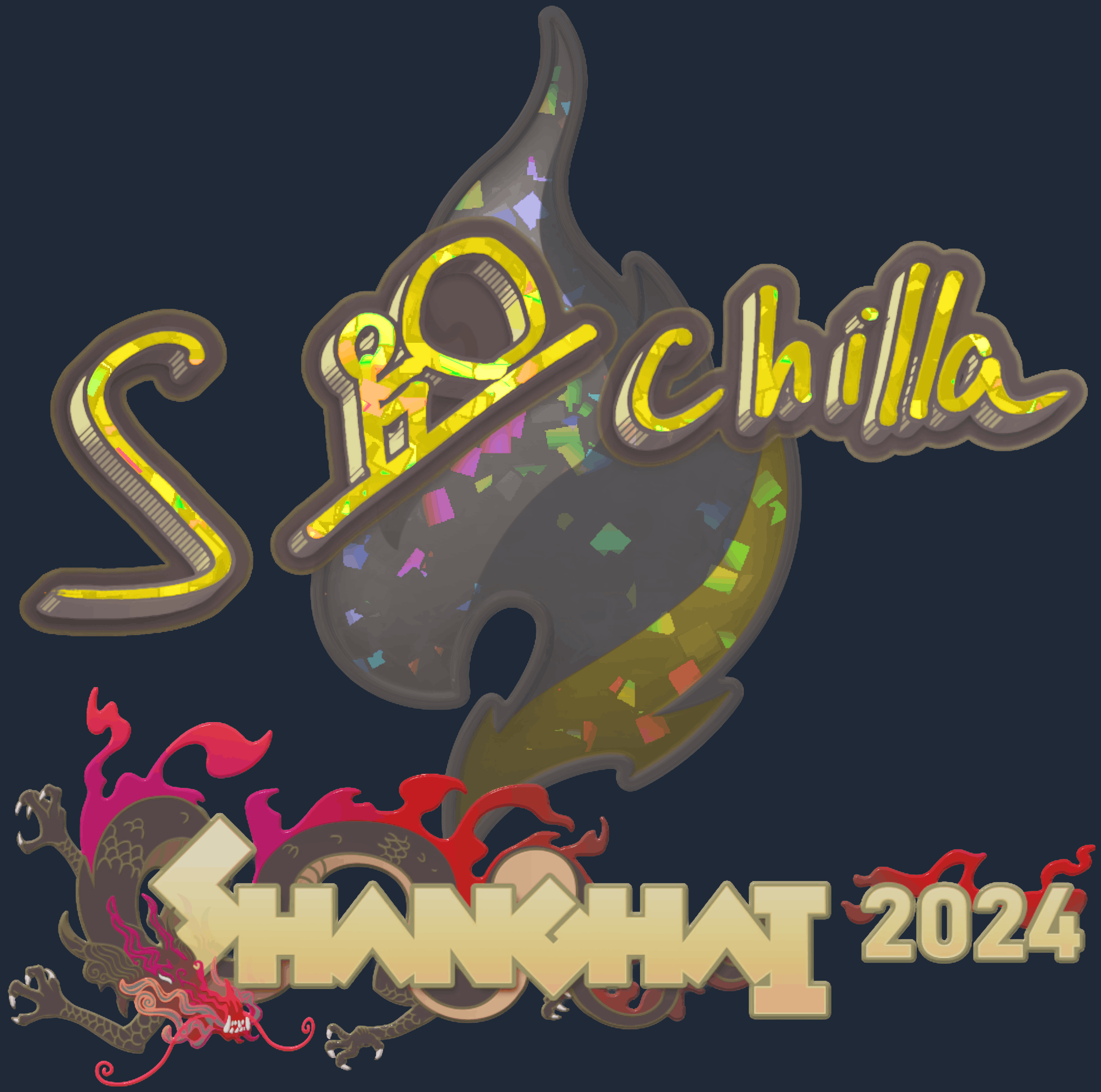 Sticker | s-chilla (Glitter) | Shanghai 2024 Image