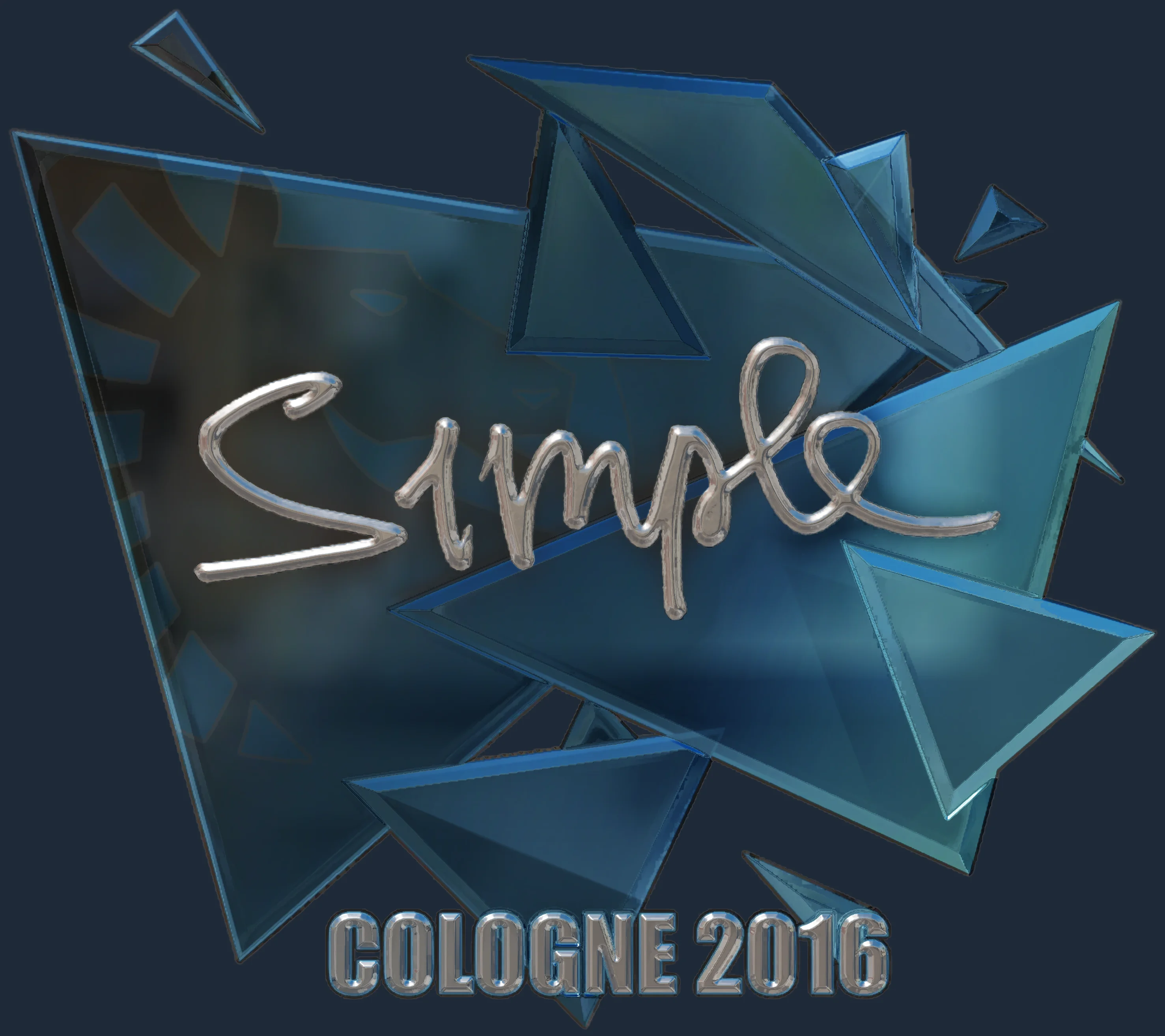 Sticker | s1mple (Foil) | Cologne 2016 Image