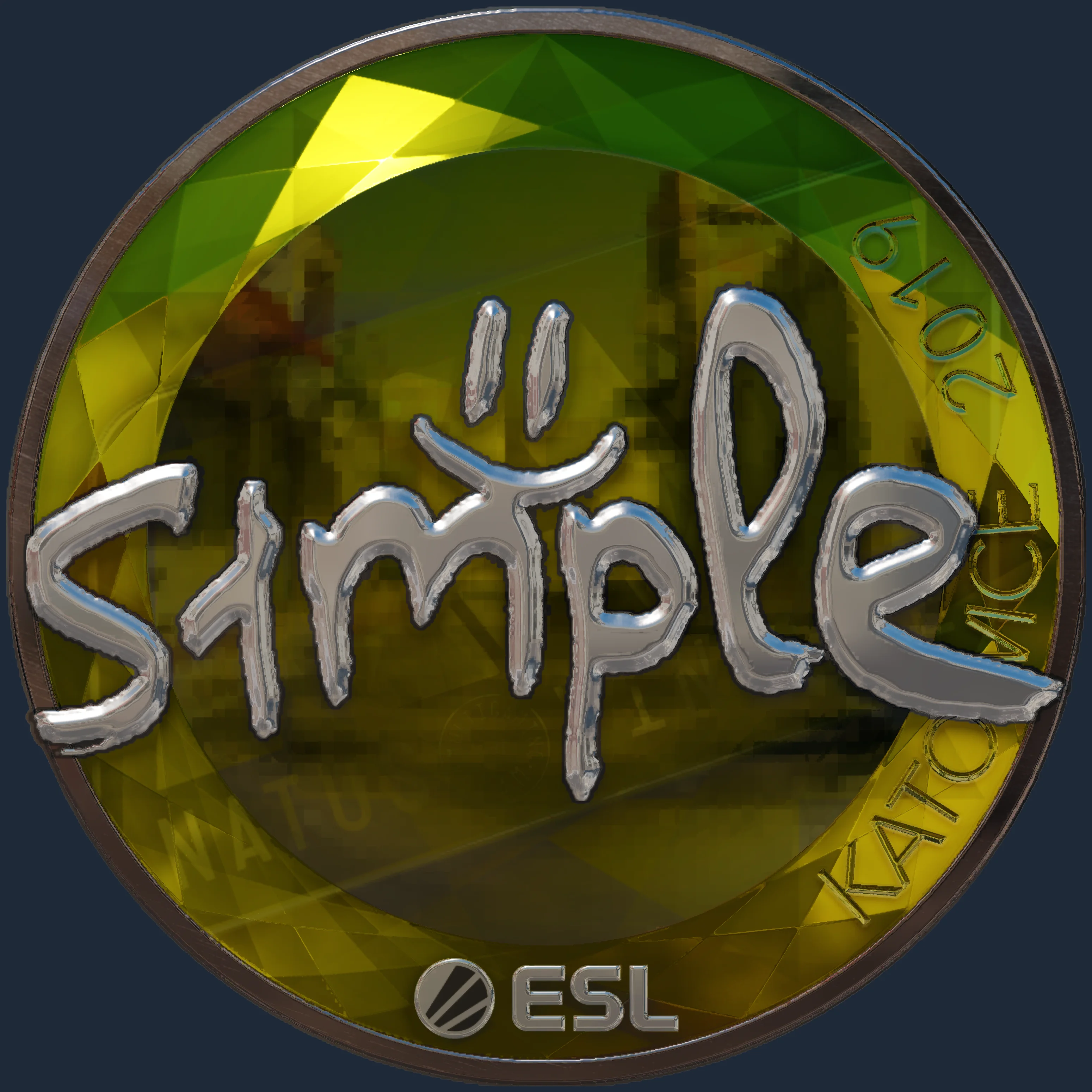 Sticker | s1mple (Foil) | Katowice 2019 Image