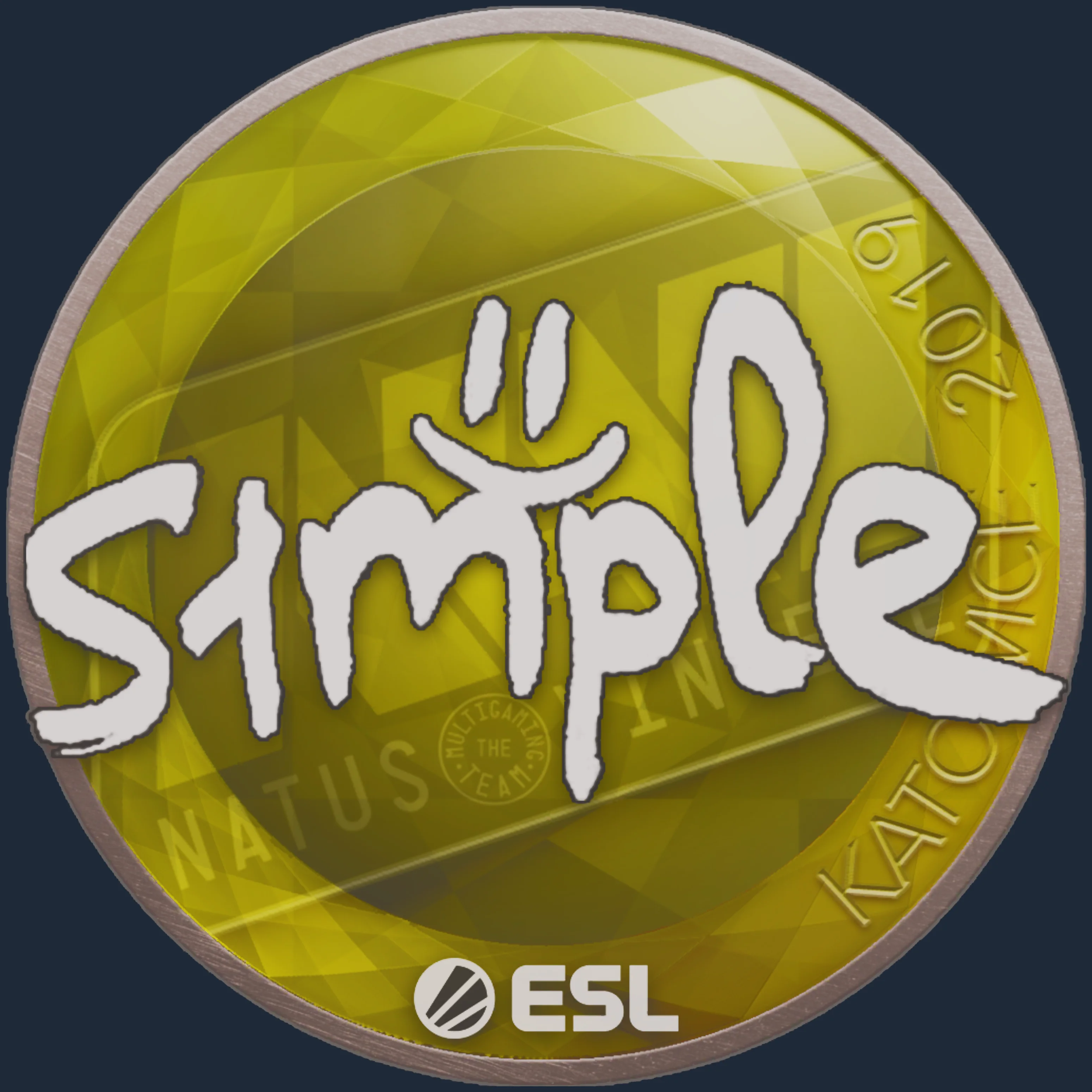 Sticker | s1mple | Katowice 2019 Image
