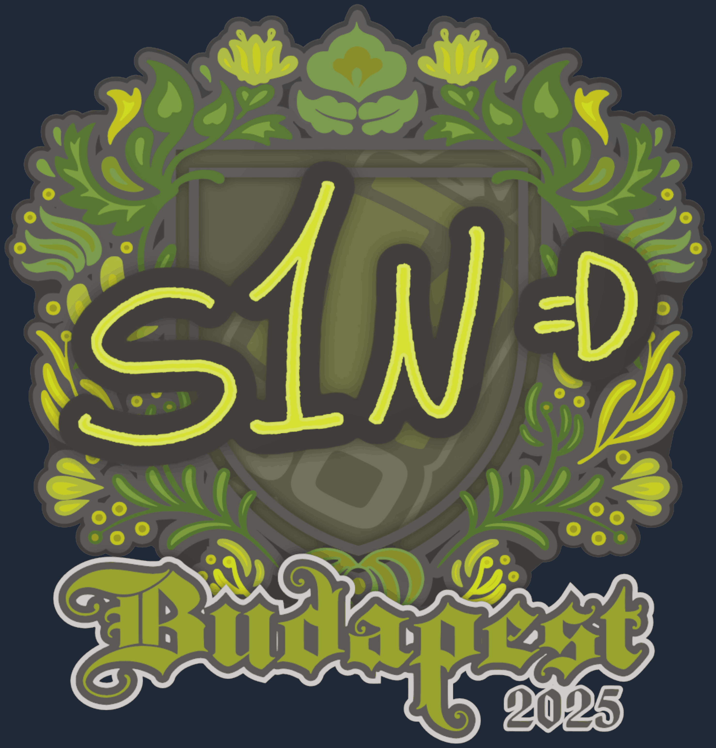 Sticker | s1n | Budapest 2025 Image