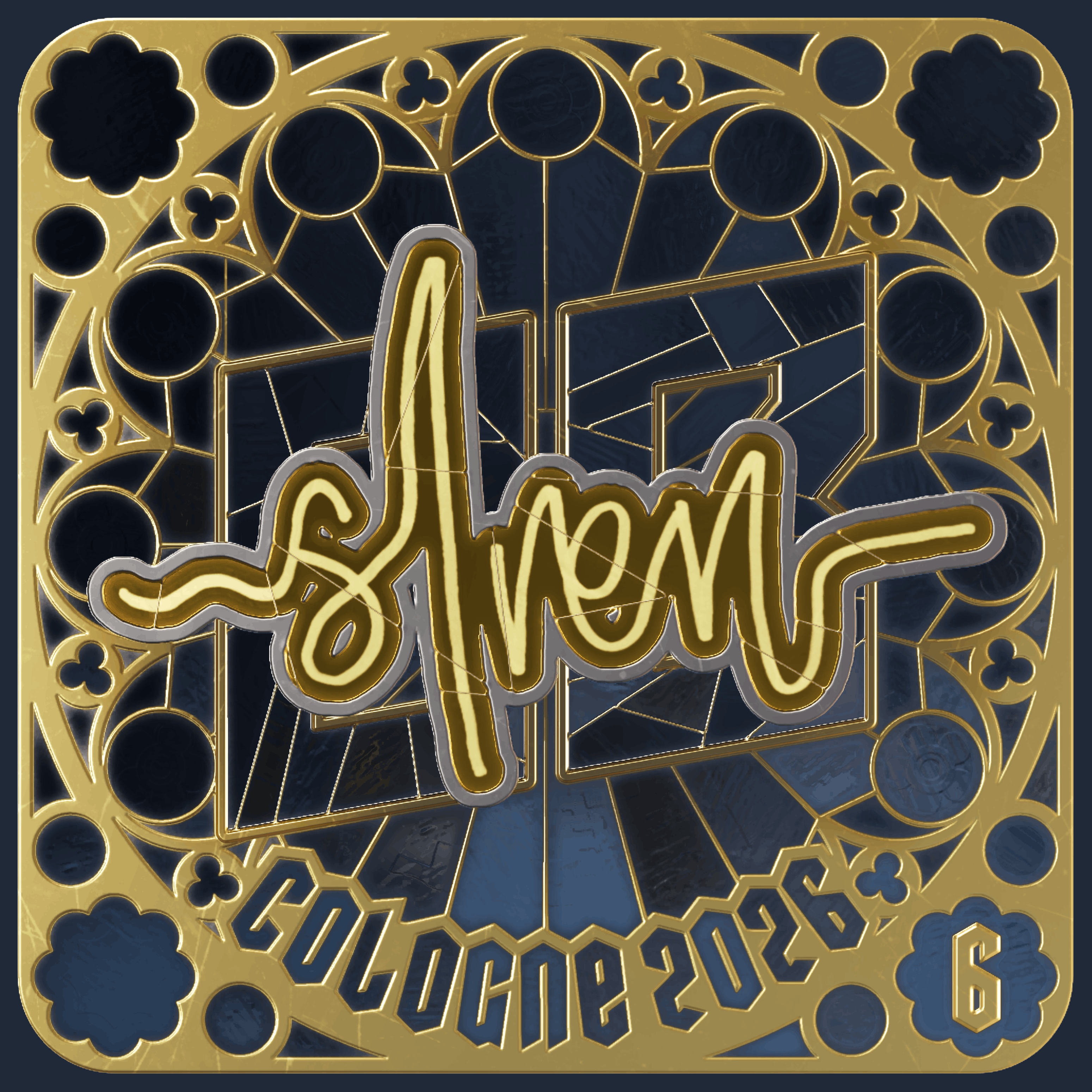 Sticker | S1ren (Gold, Ranked) | Cologne 2026 Image