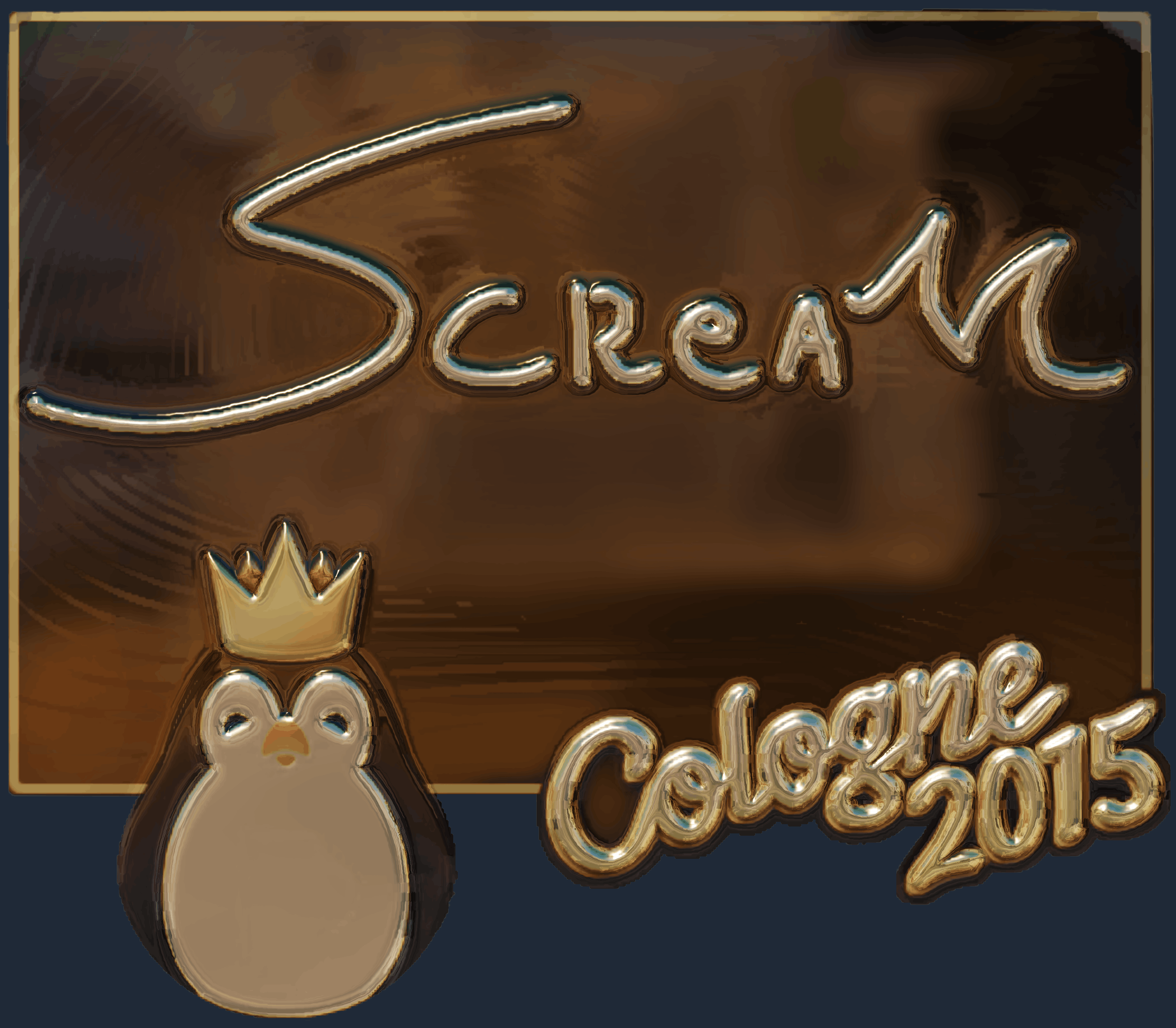 Sticker | ScreaM (Gold) | Cologne 2015 Image