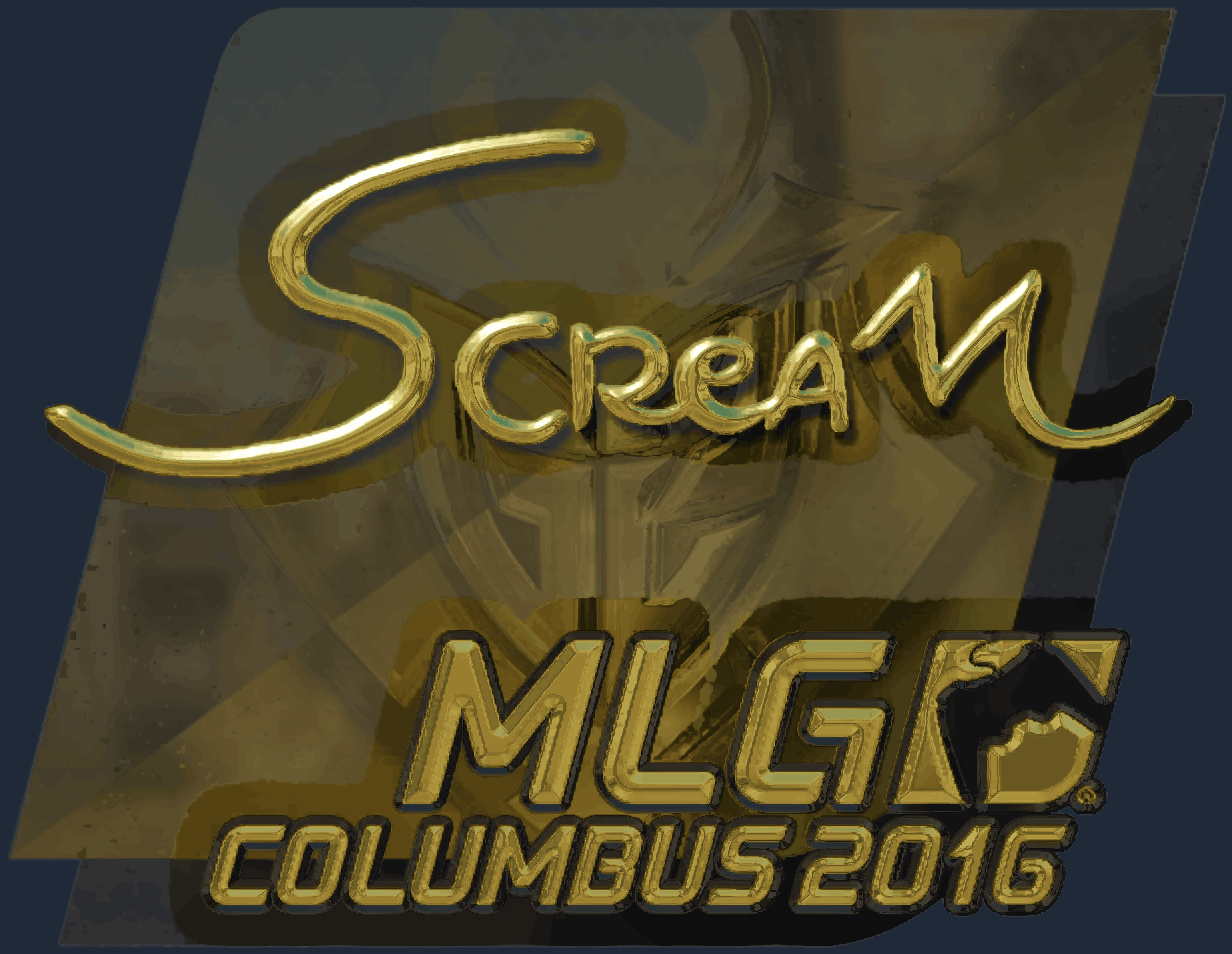Sticker | ScreaM (Gold) | MLG Columbus 2016 Screenshot