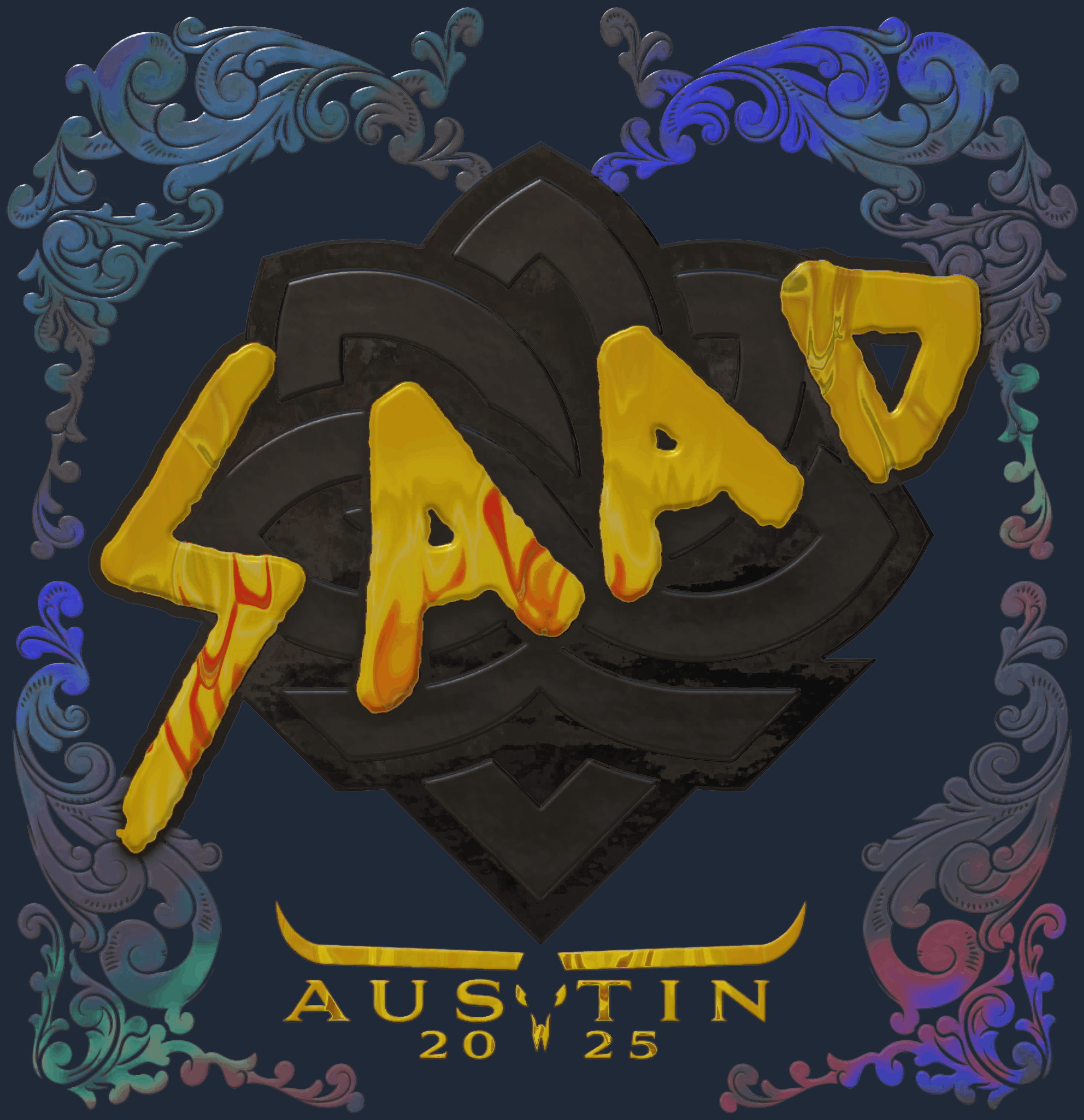 Sticker | saadzin (Holo) | Austin 2025 Image