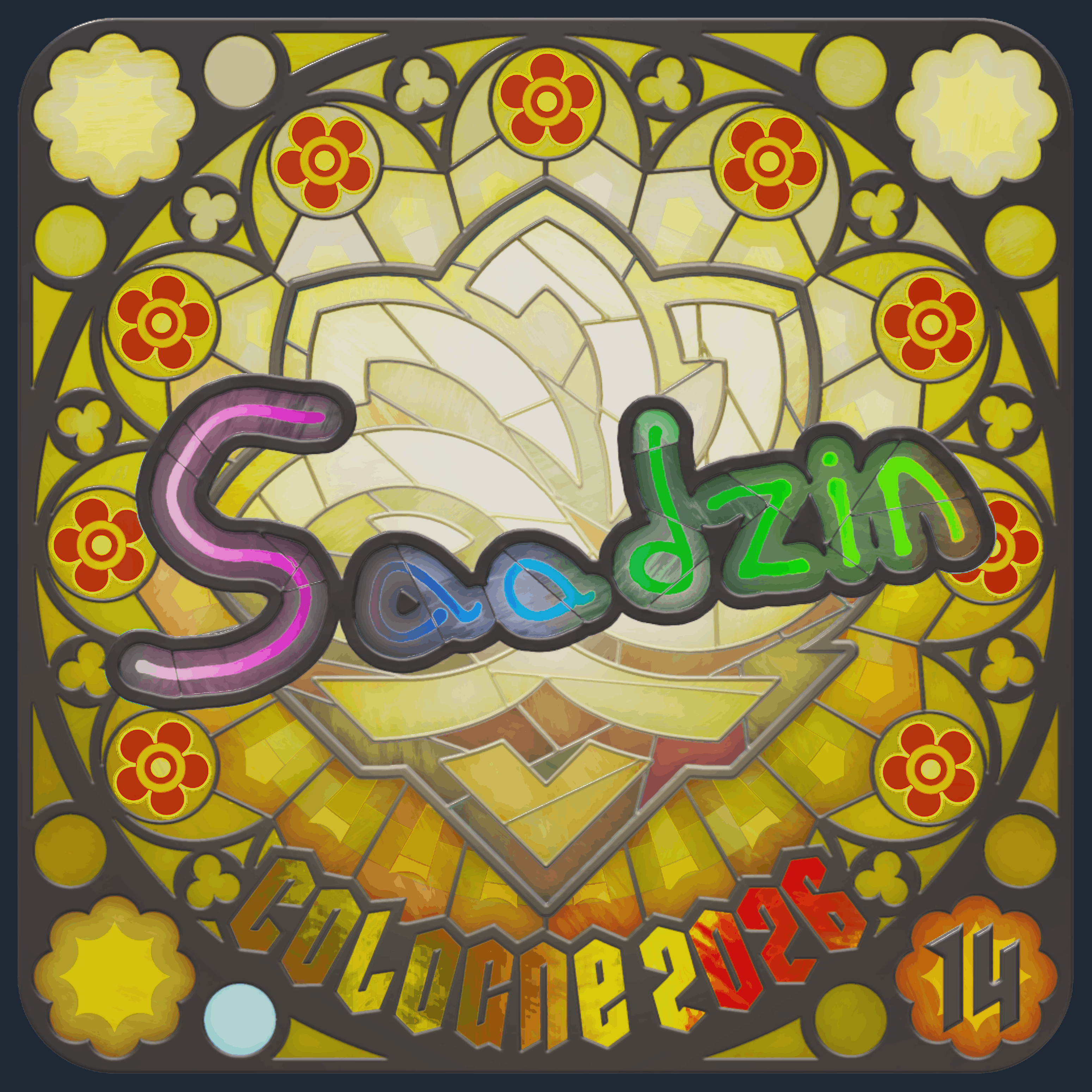 Sticker | saadzin (Holo, Ranked) | Cologne 2026 Image