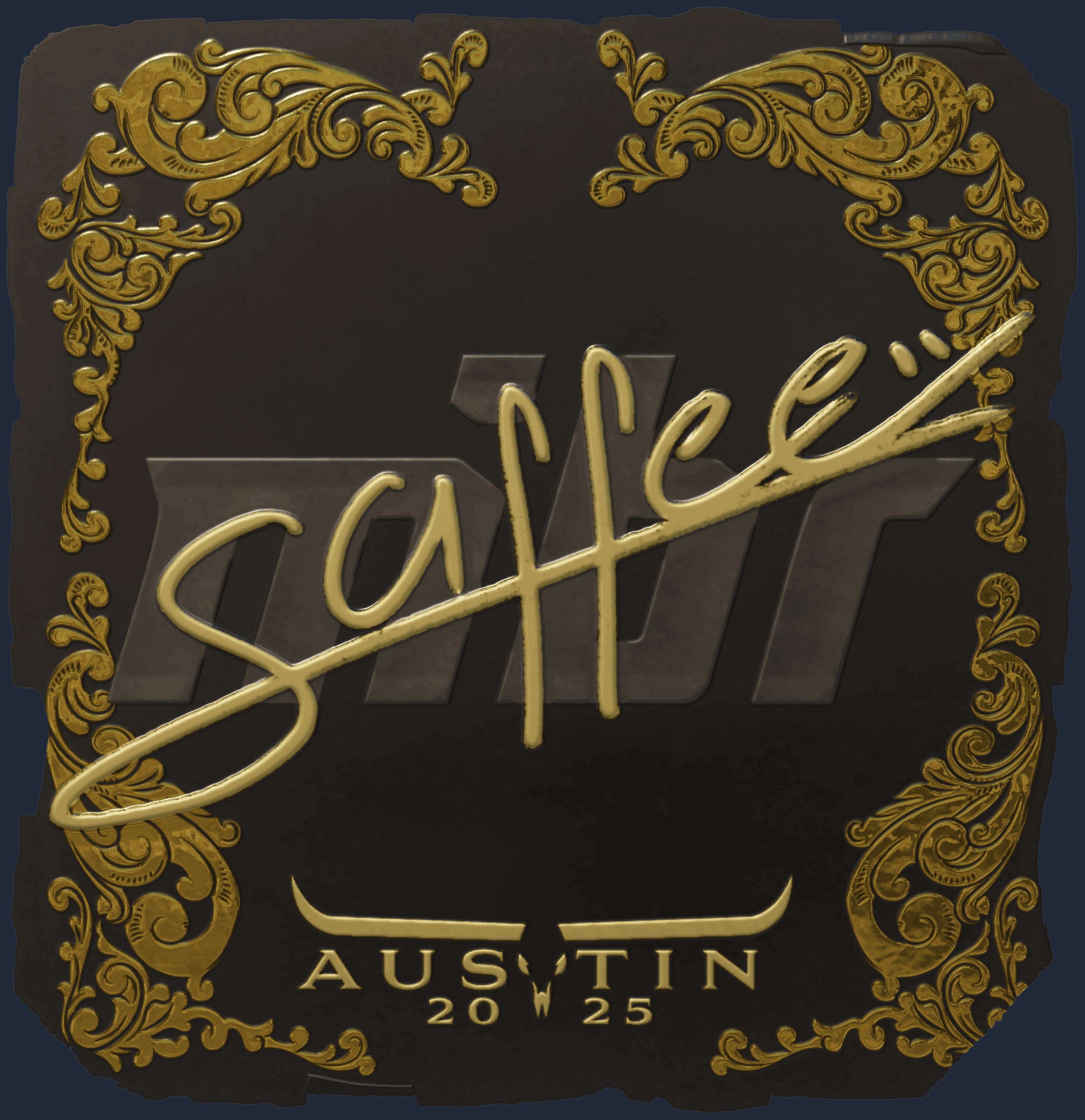 Sticker | saffee (Gold) | Austin 2025 Image