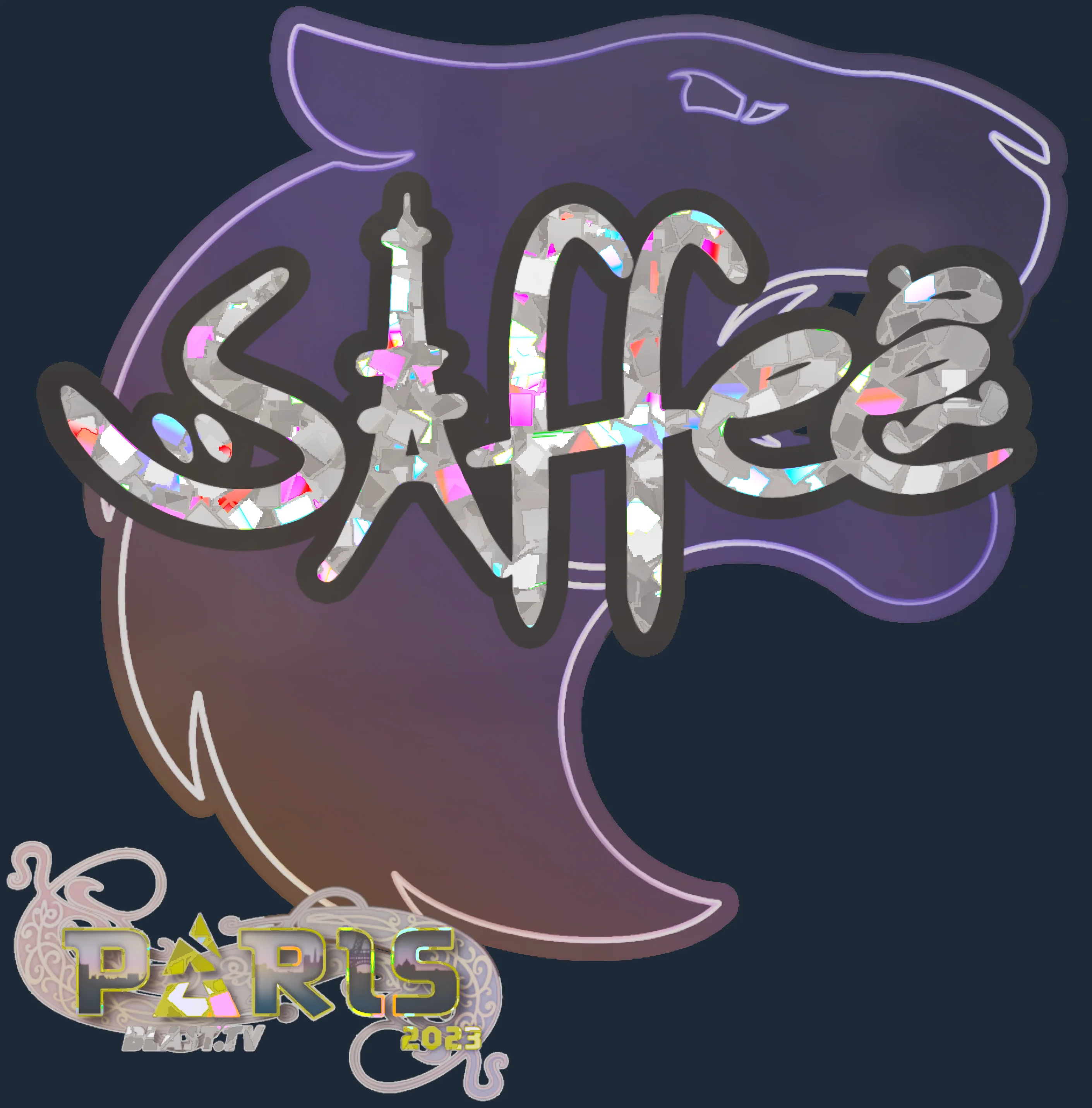 Sticker | saffee (Glitter) | Paris 2023 Image