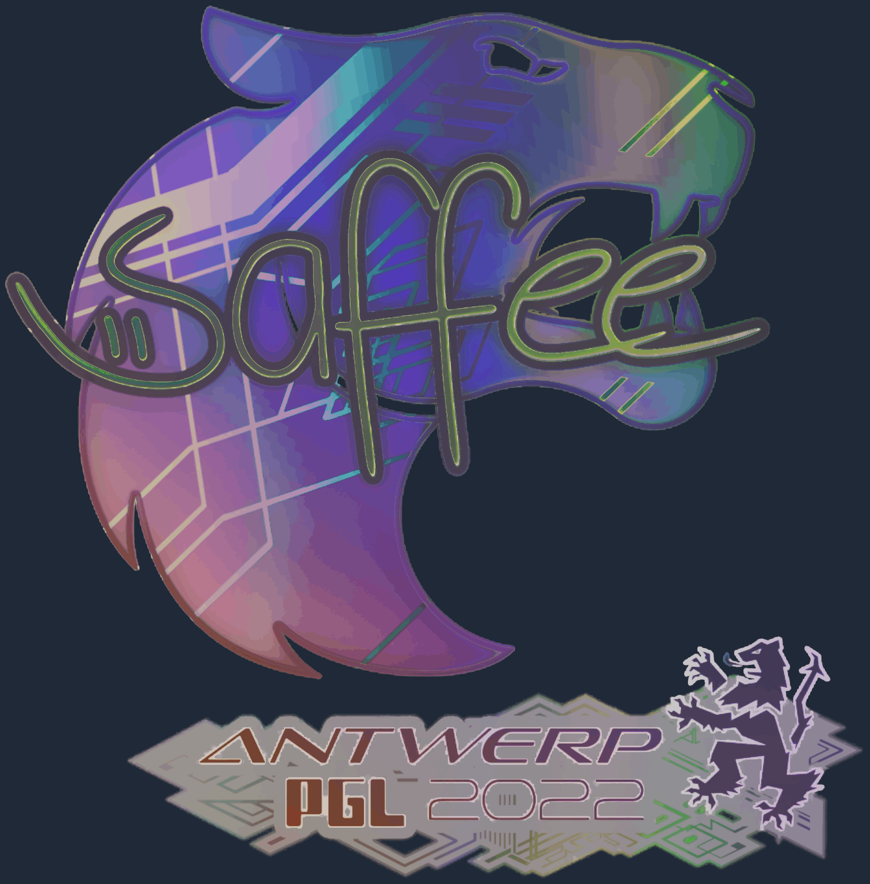 Sticker | saffee (Holo) | Antwerp 2022 Image