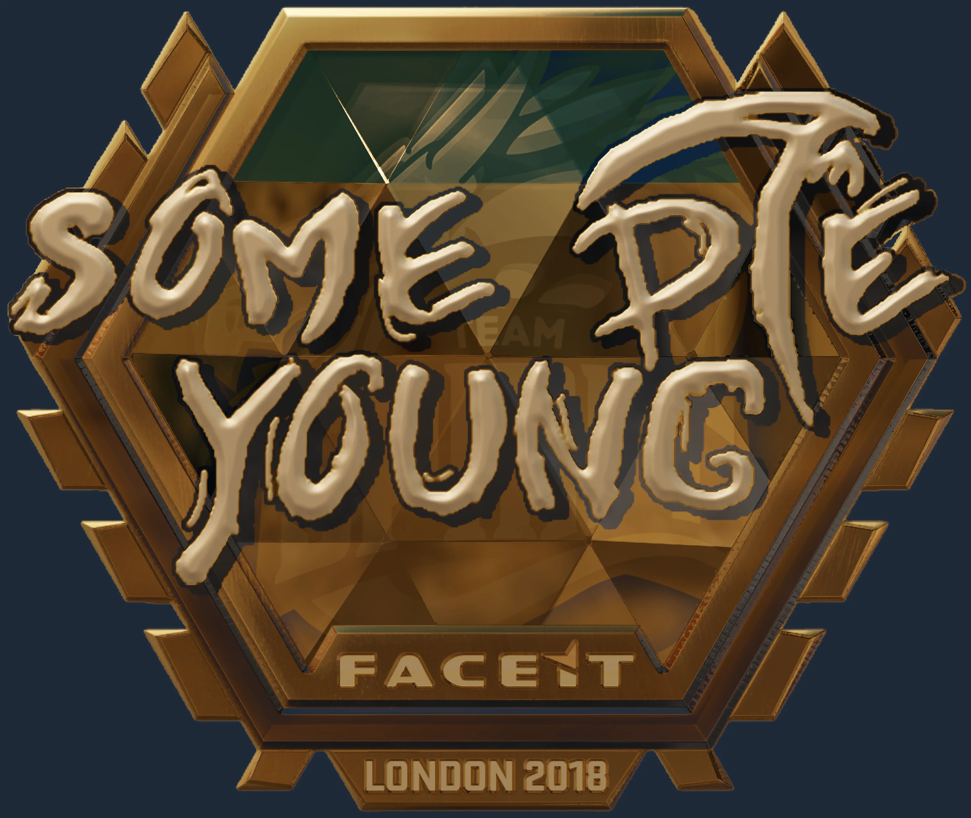 Sticker | sdy (Gold) | London 2018 Image