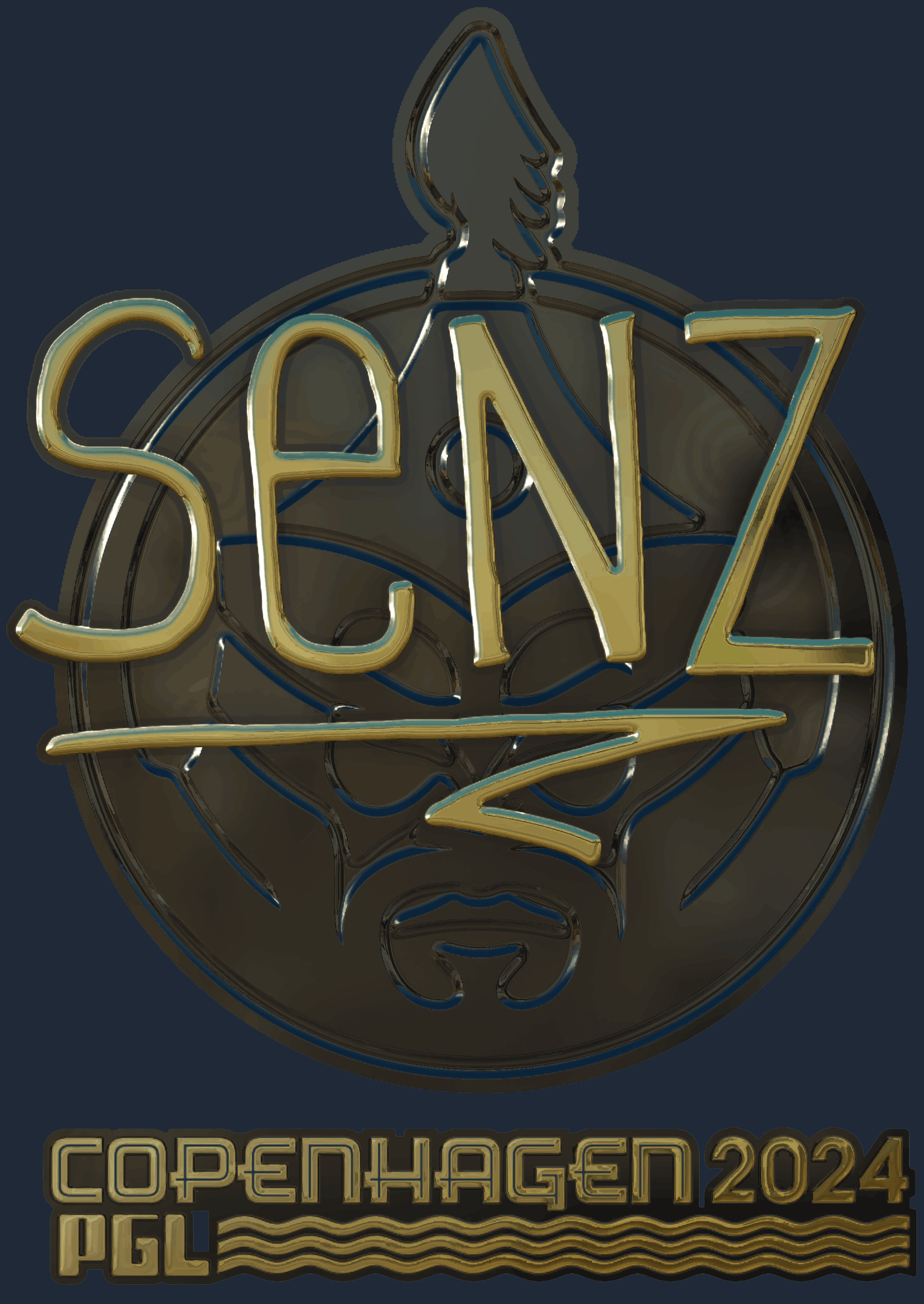 Sticker | Senzu (Gold) | Copenhagen 2024 Image