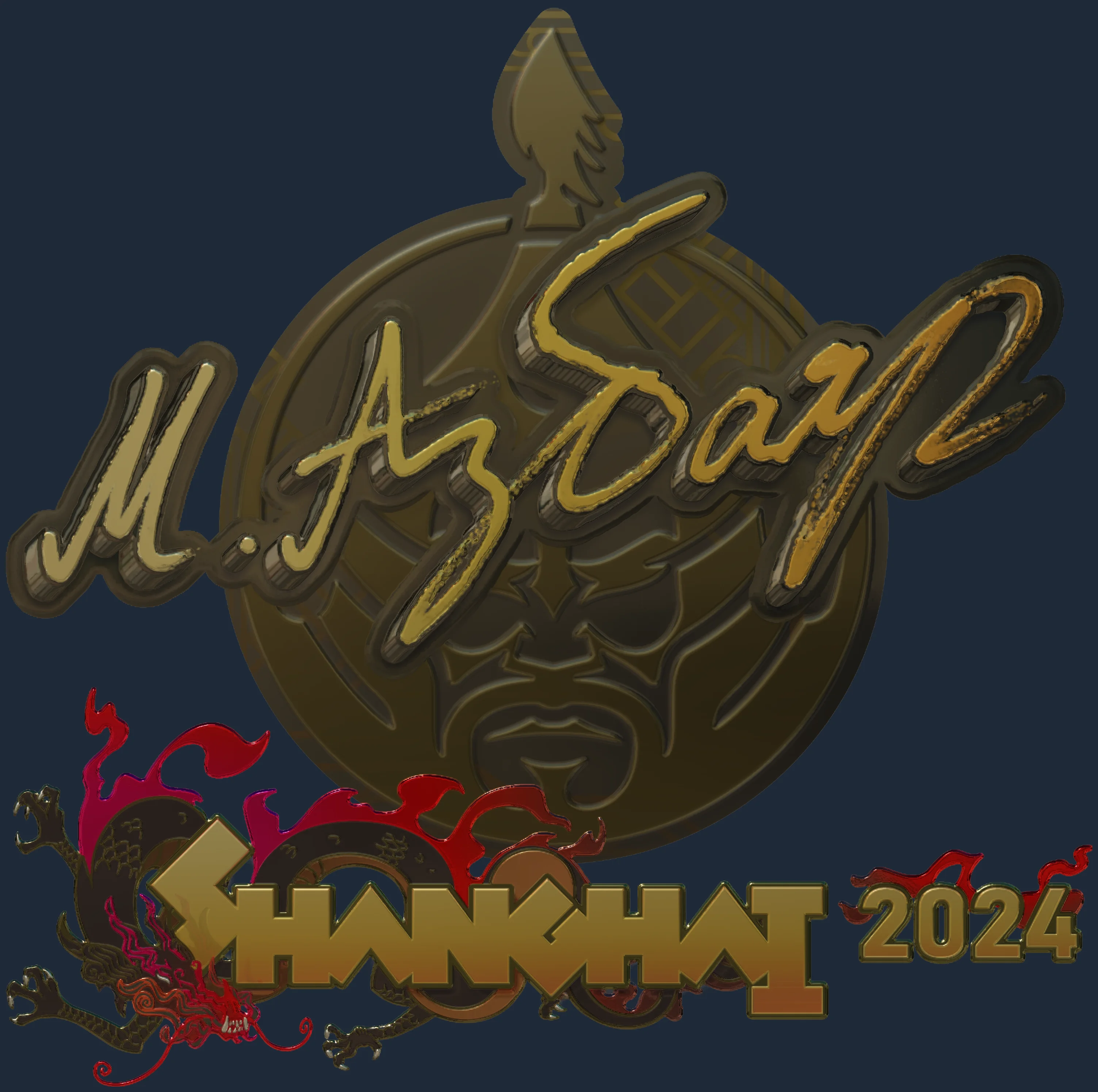 Sticker | Senzu (Gold) | Shanghai 2024 Image