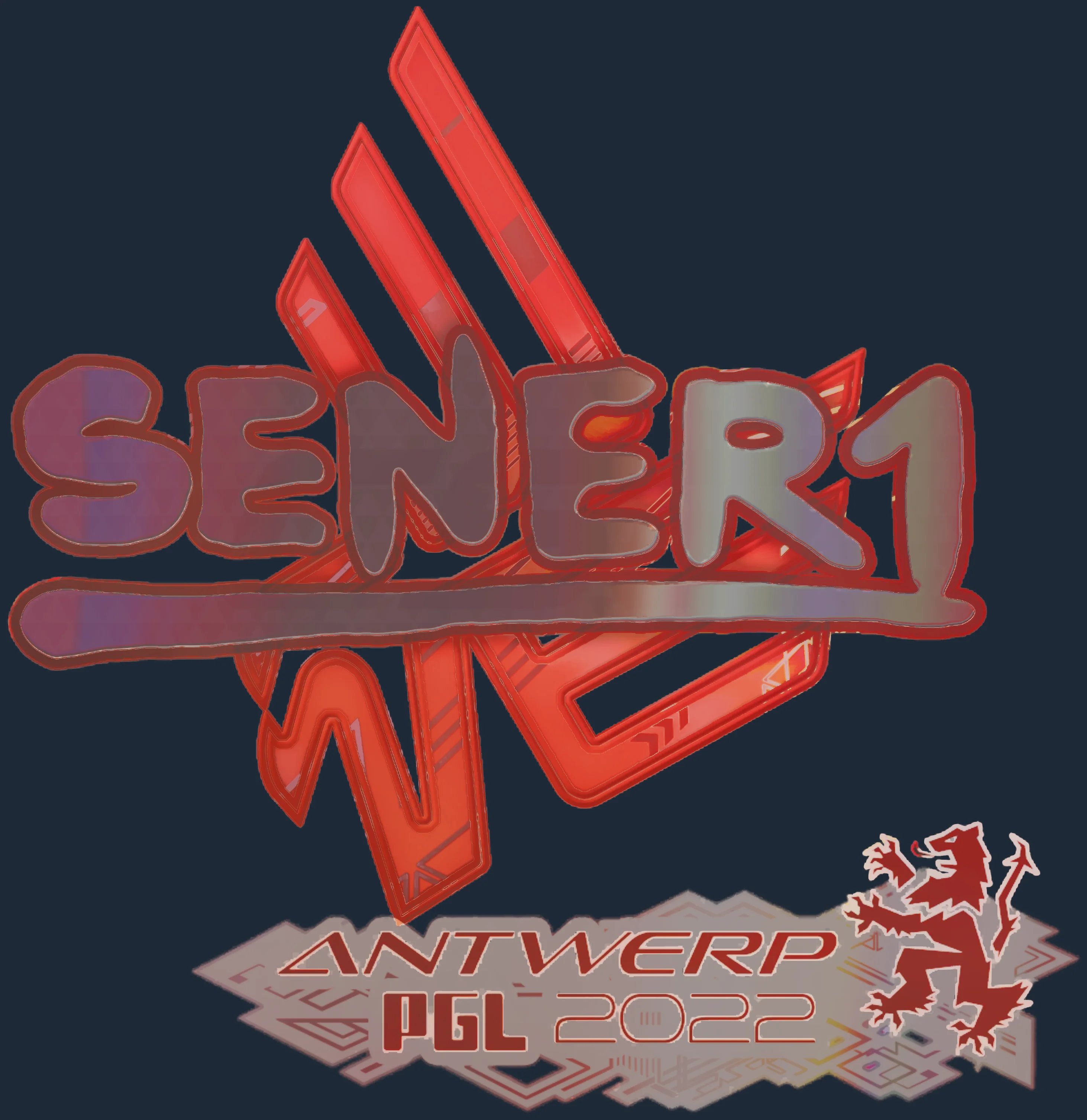 Sticker | SENER1 (Holo) | Antwerp 2022 Image