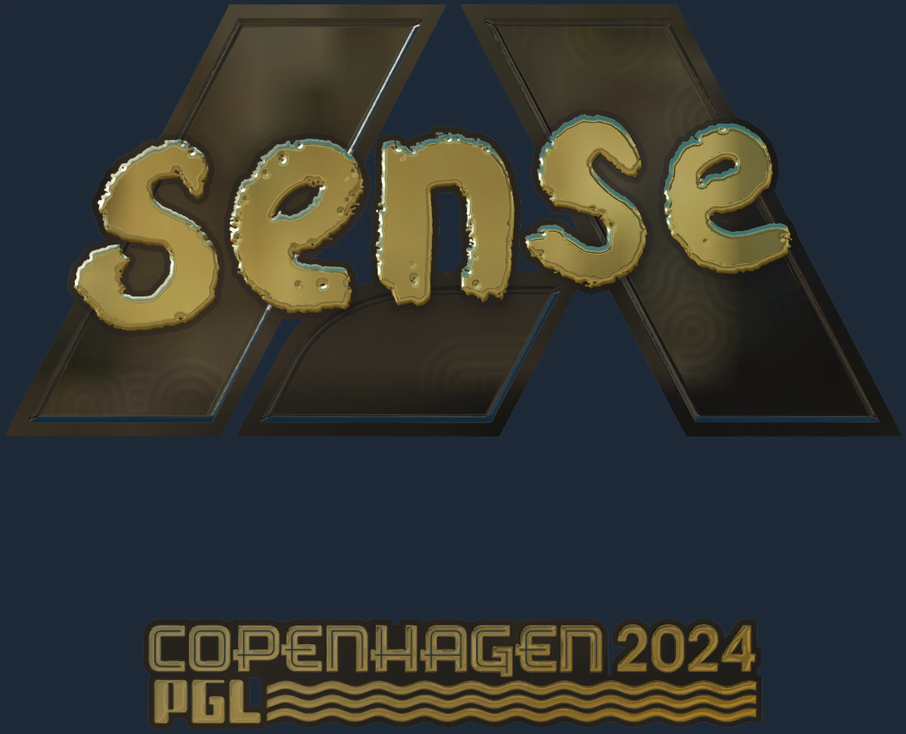 Sticker | sense (Gold) | Copenhagen 2024 Image