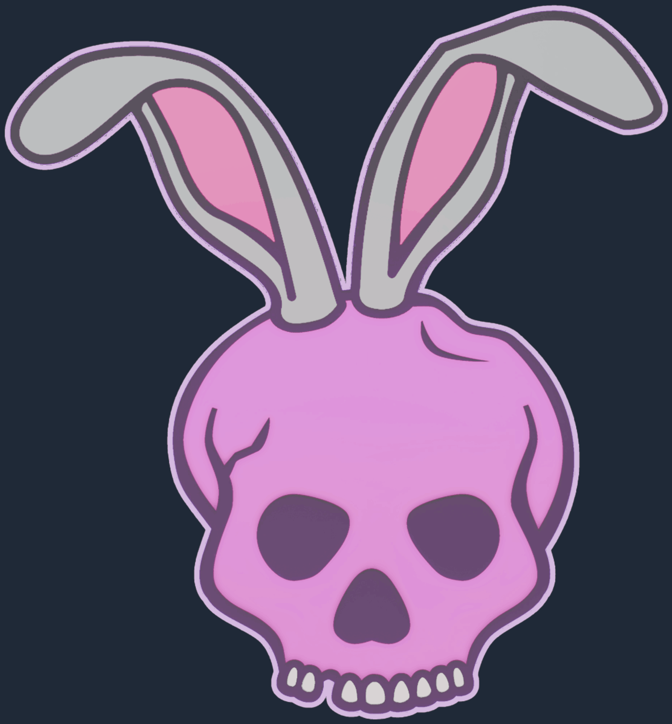 Sticker | Skull Bunny Image