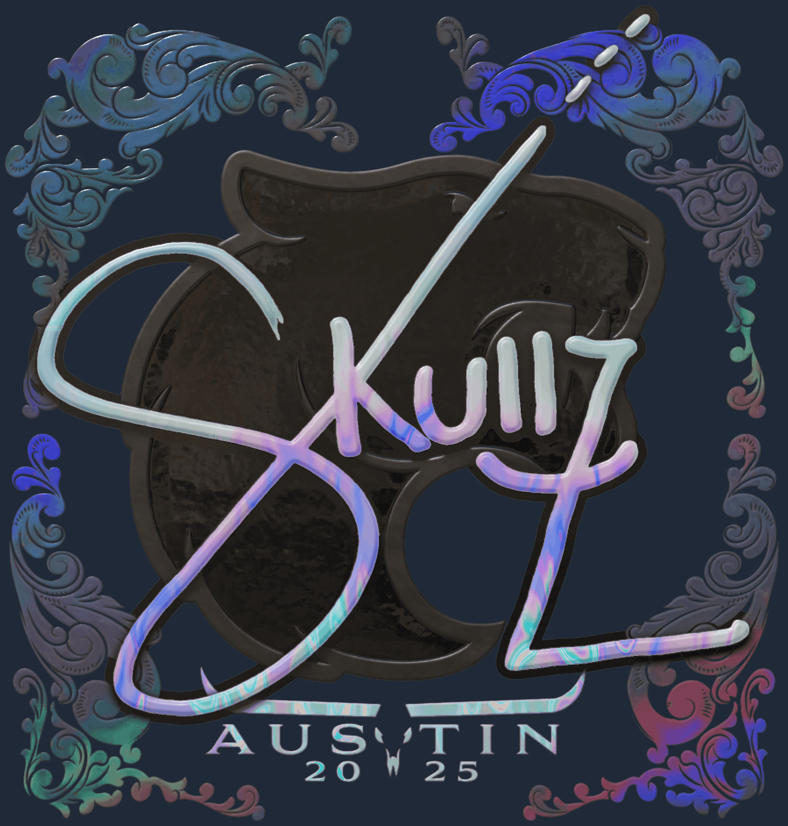 Sticker | skullz (Holo) | Austin 2025 Image