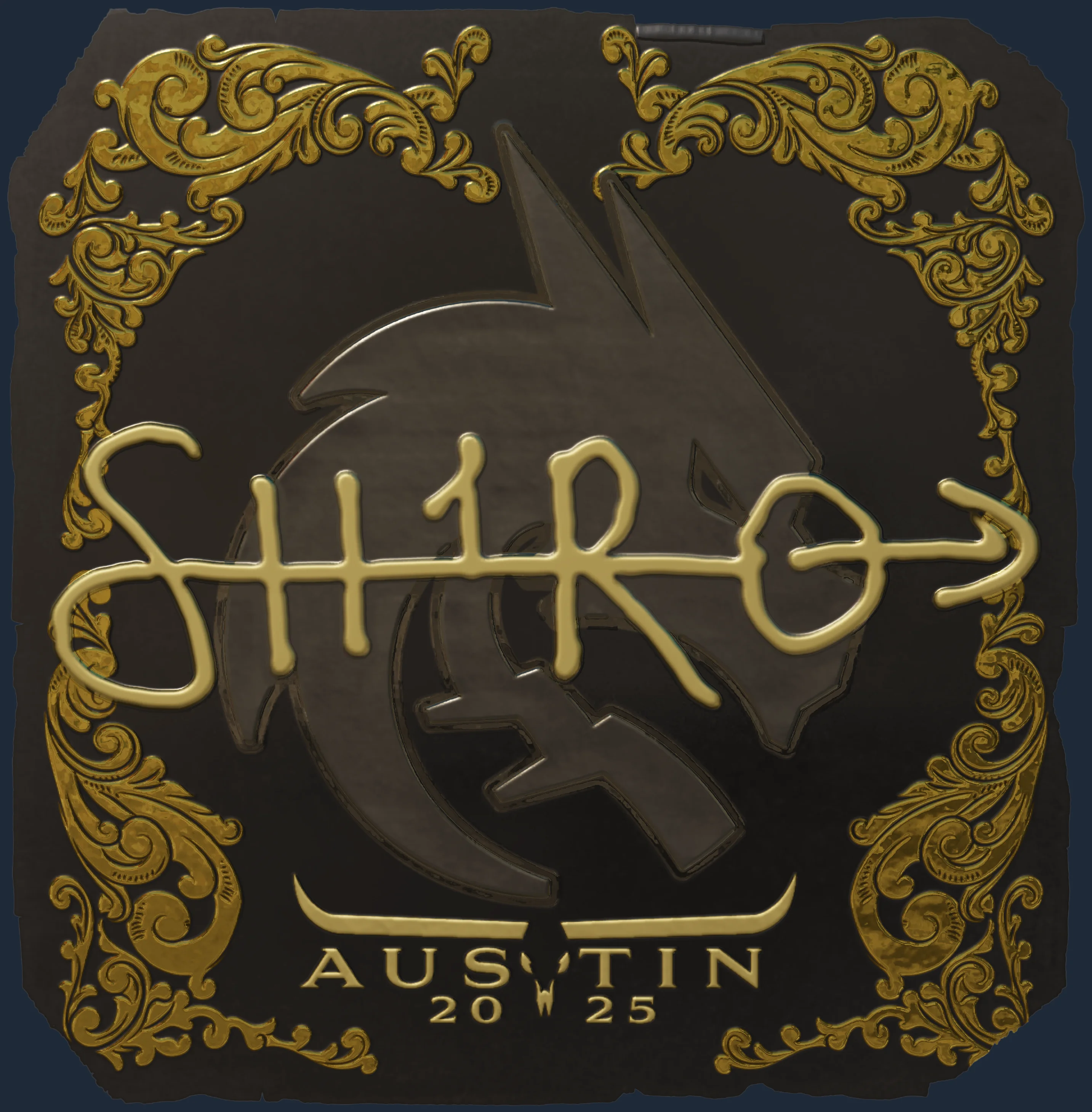 Sticker | sh1ro (Gold) | Austin 2025 Image