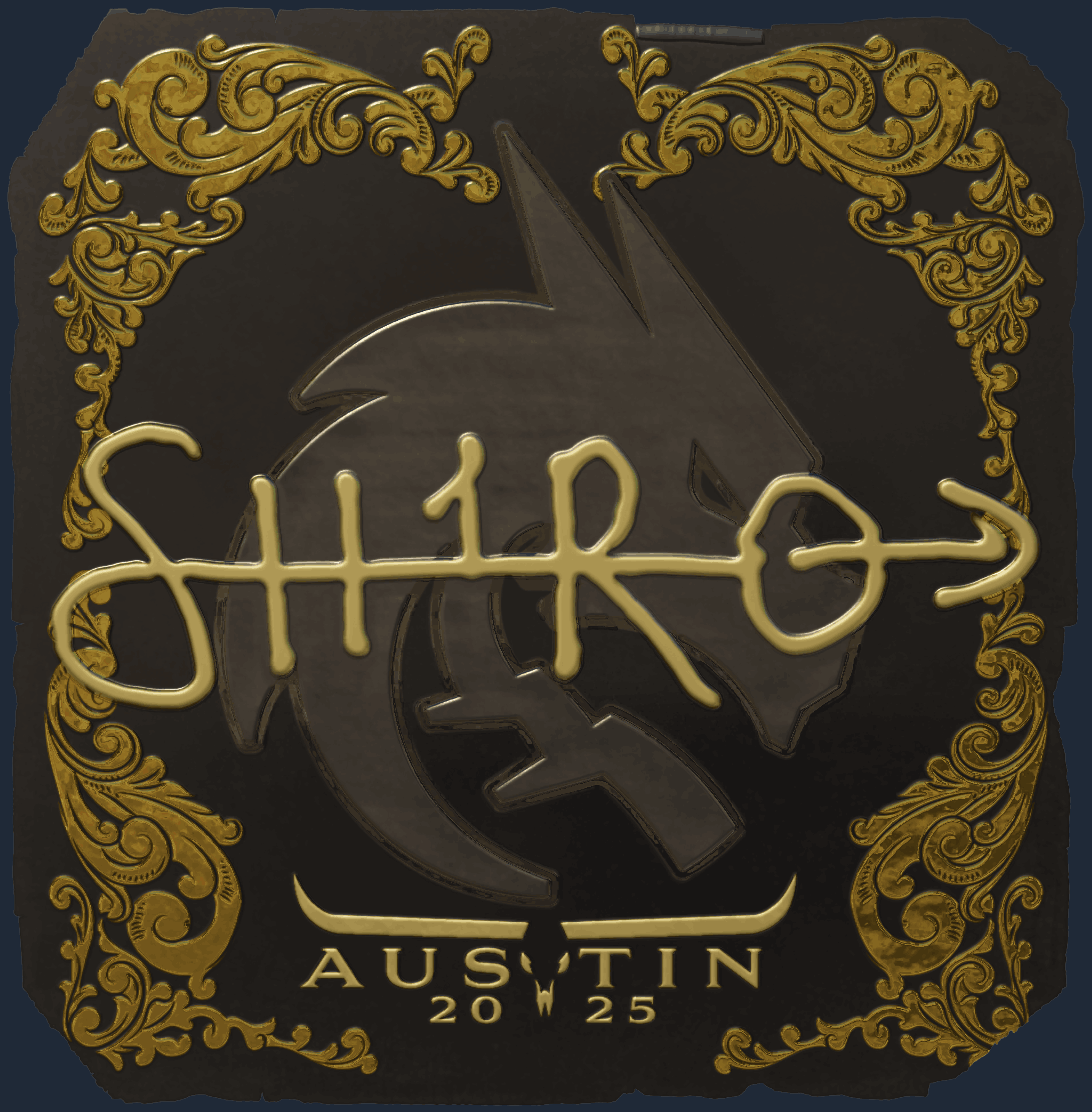 Sticker | sh1ro (Gold) | Austin 2025 Image