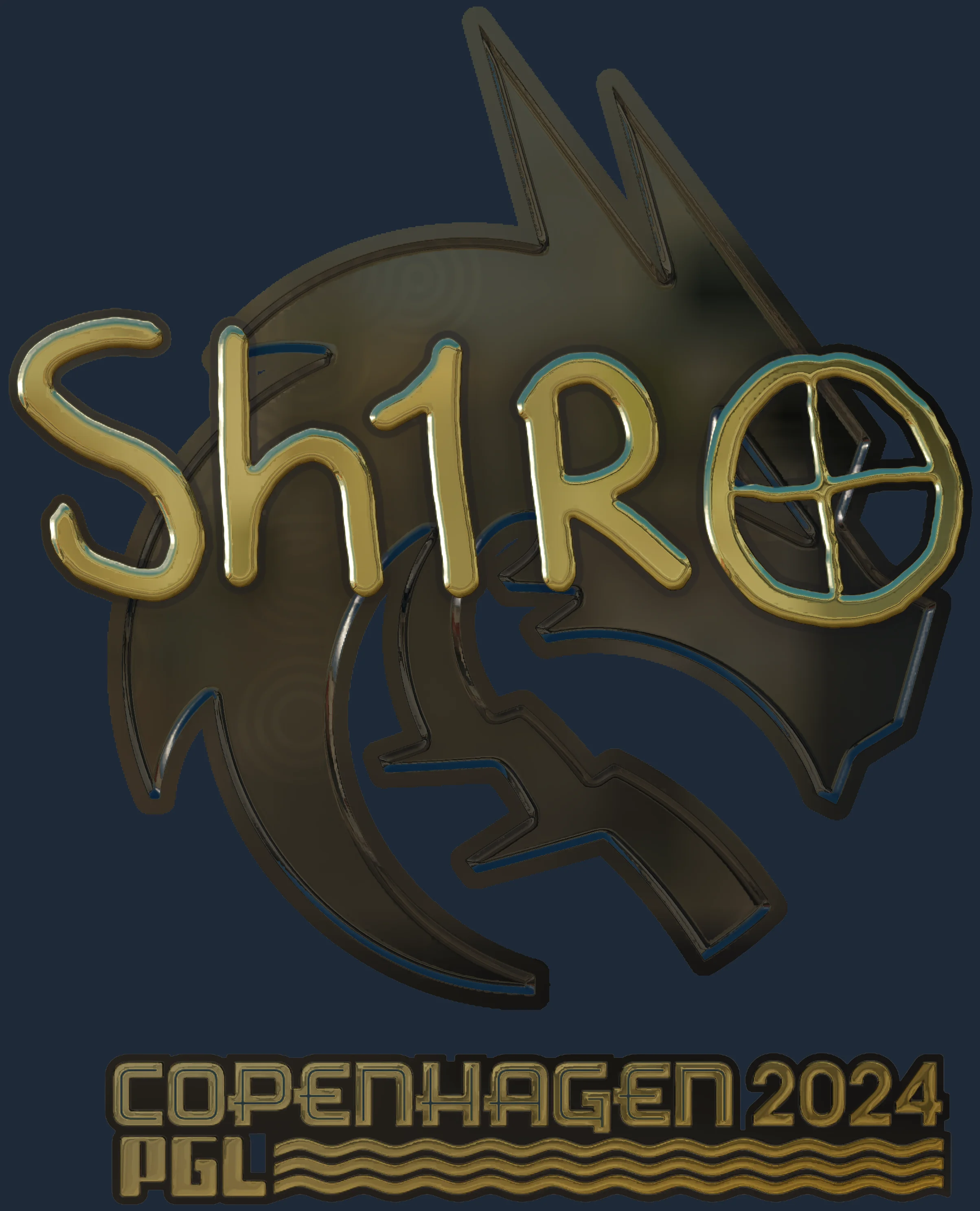 Sticker | sh1ro (Gold) | Copenhagen 2024 Image