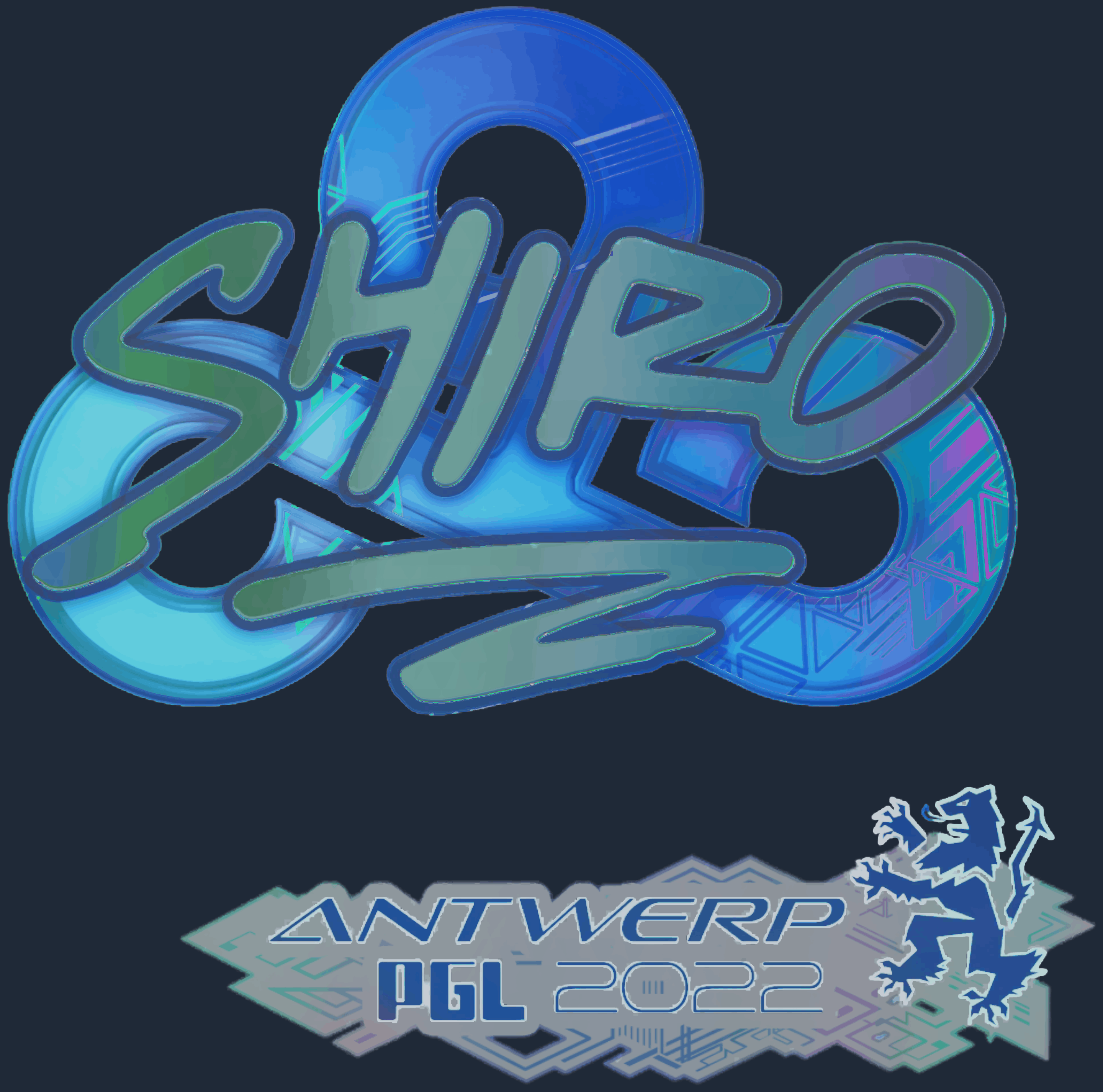 Sticker | sh1ro (Holo) | Antwerp 2022 Image