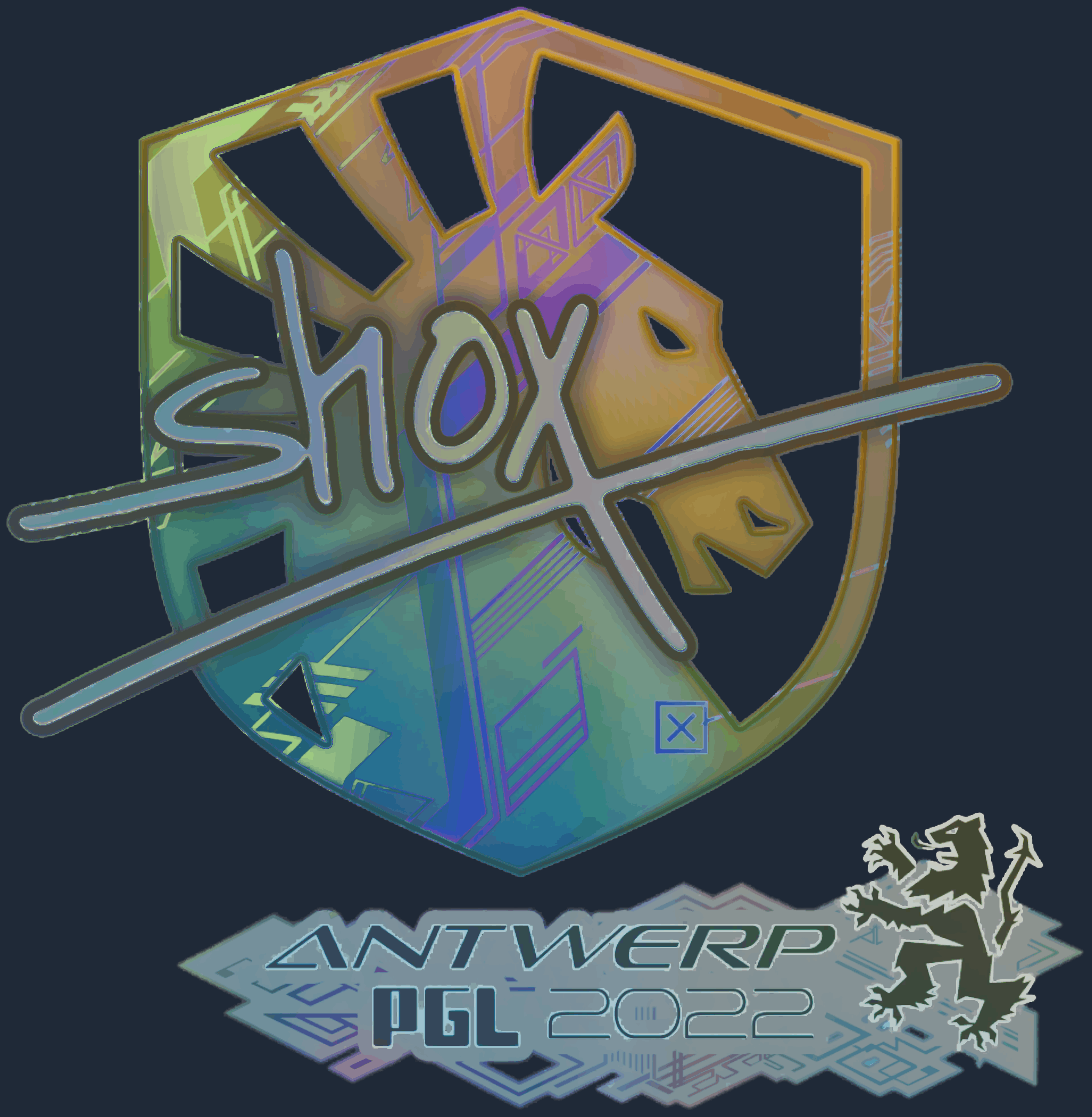 Sticker | shox (Holo) | Antwerp 2022 Screenshot