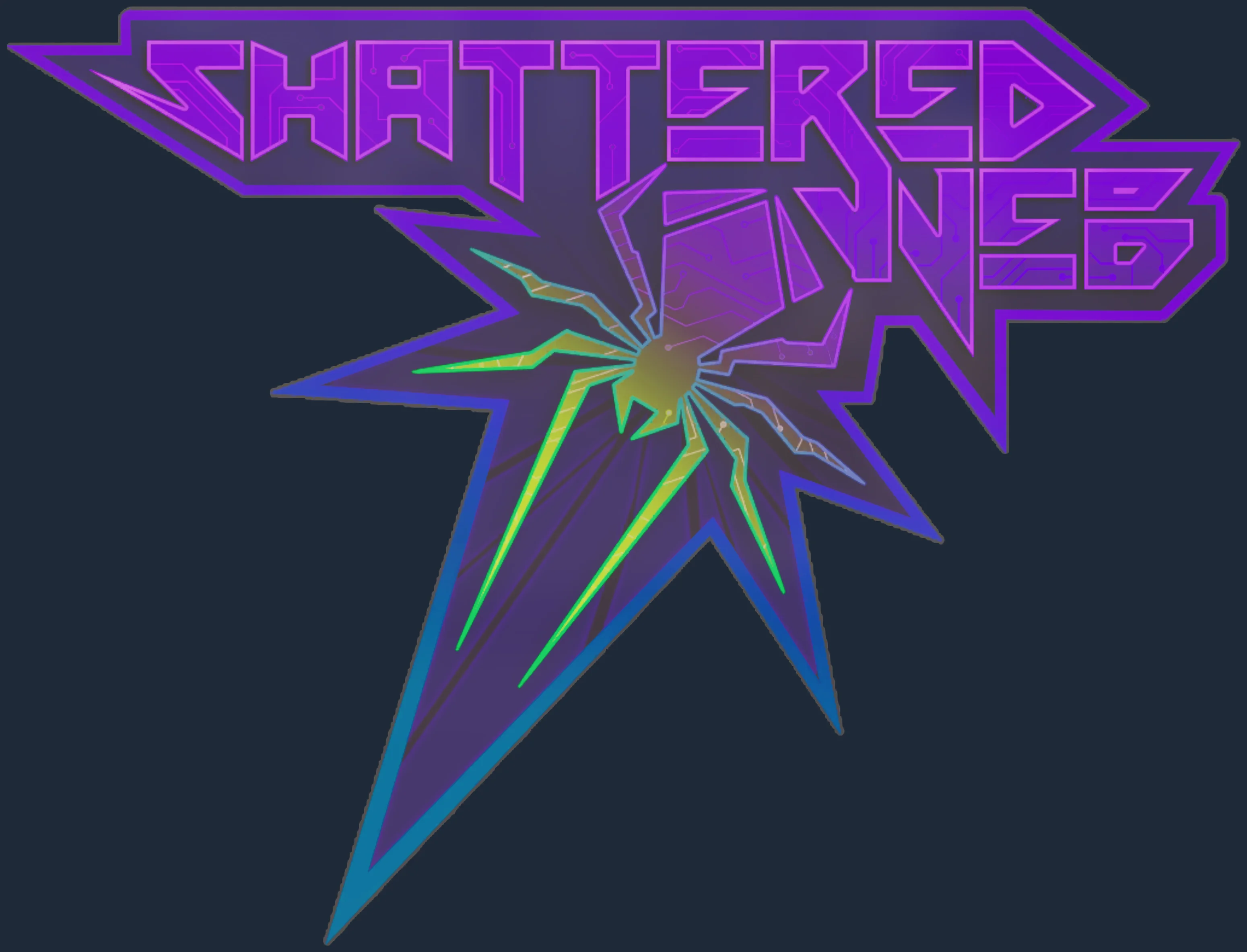 Sticker | Shattered Web Image