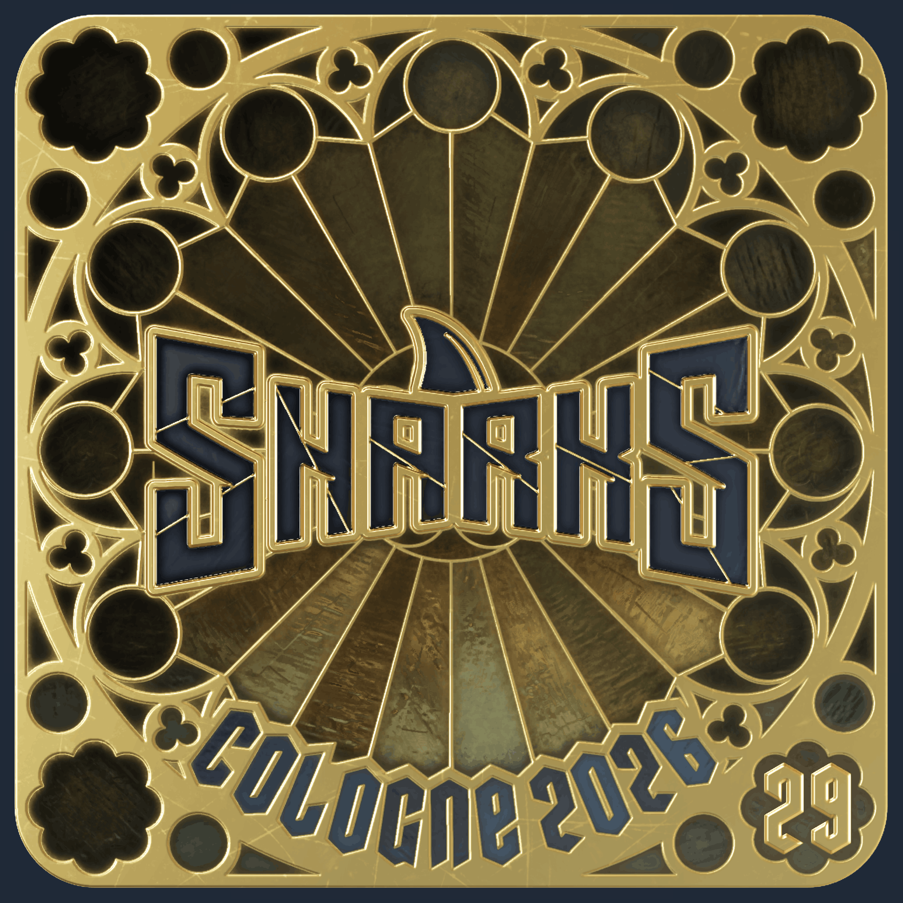 Sticker | Sharks Esports (Gold, Ranked) | Cologne 2026 Image