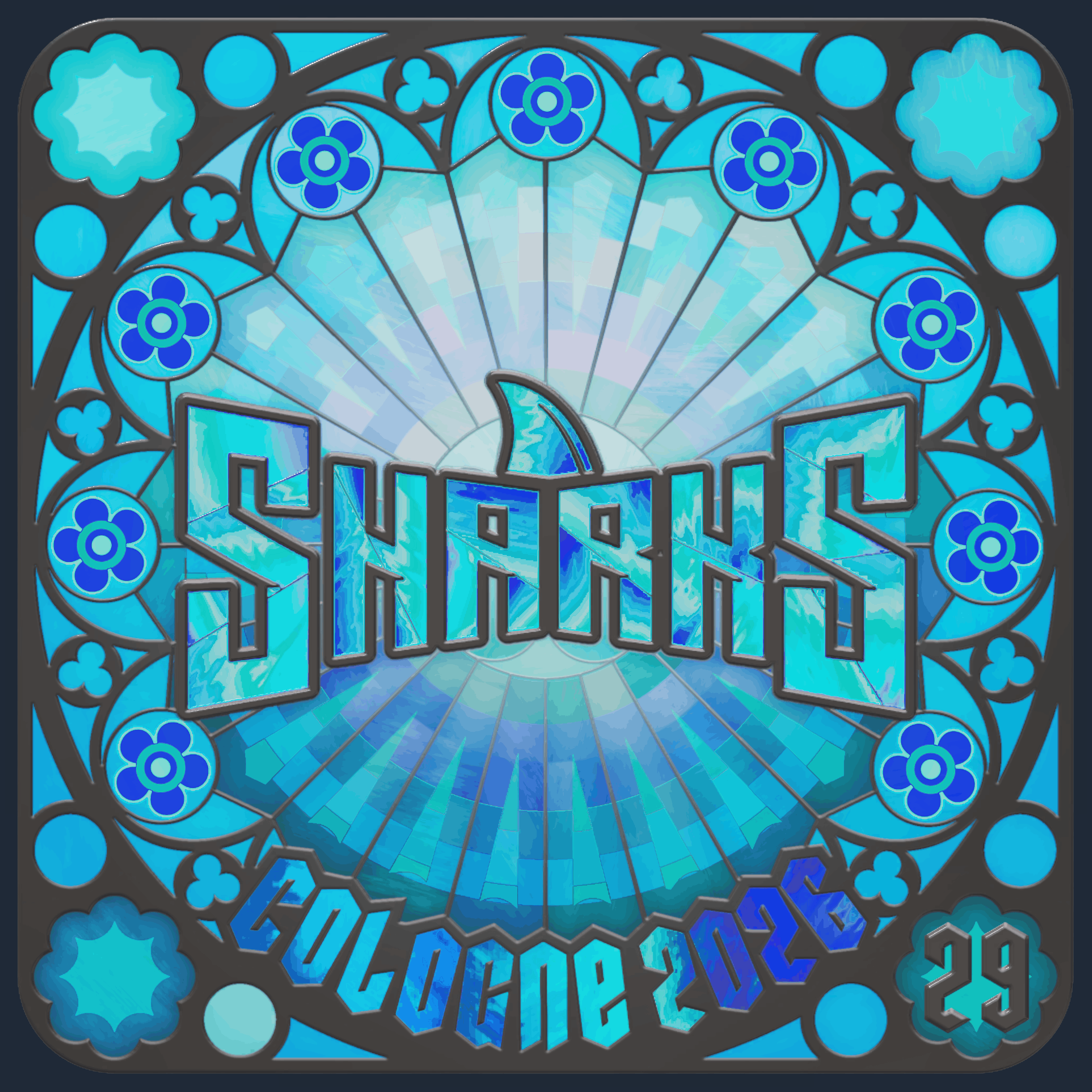 Sticker | Sharks Esports (Holo, Ranked) | Cologne 2026 Image