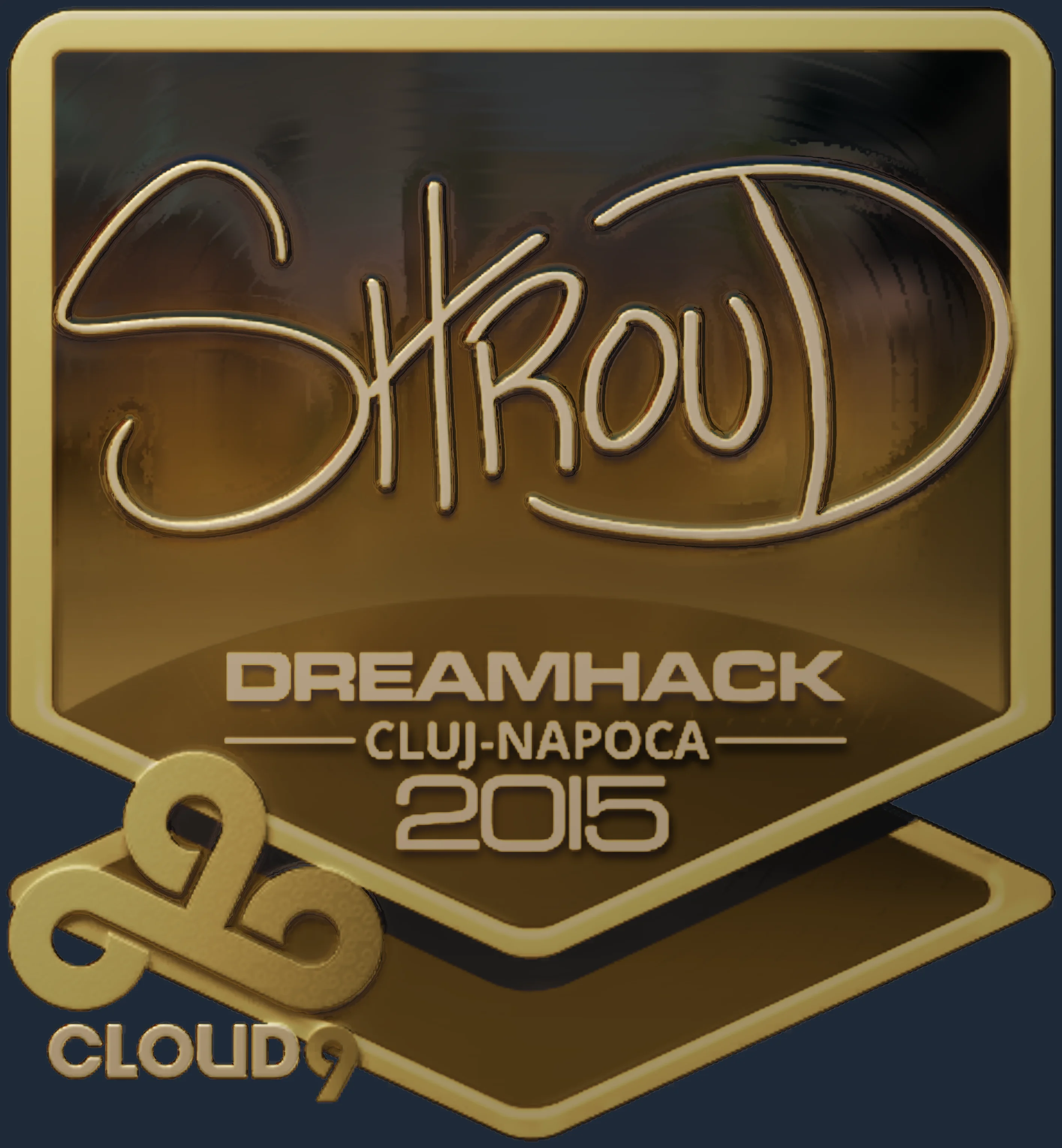 Sticker | shroud (Gold) | Cluj-Napoca 2015 Image